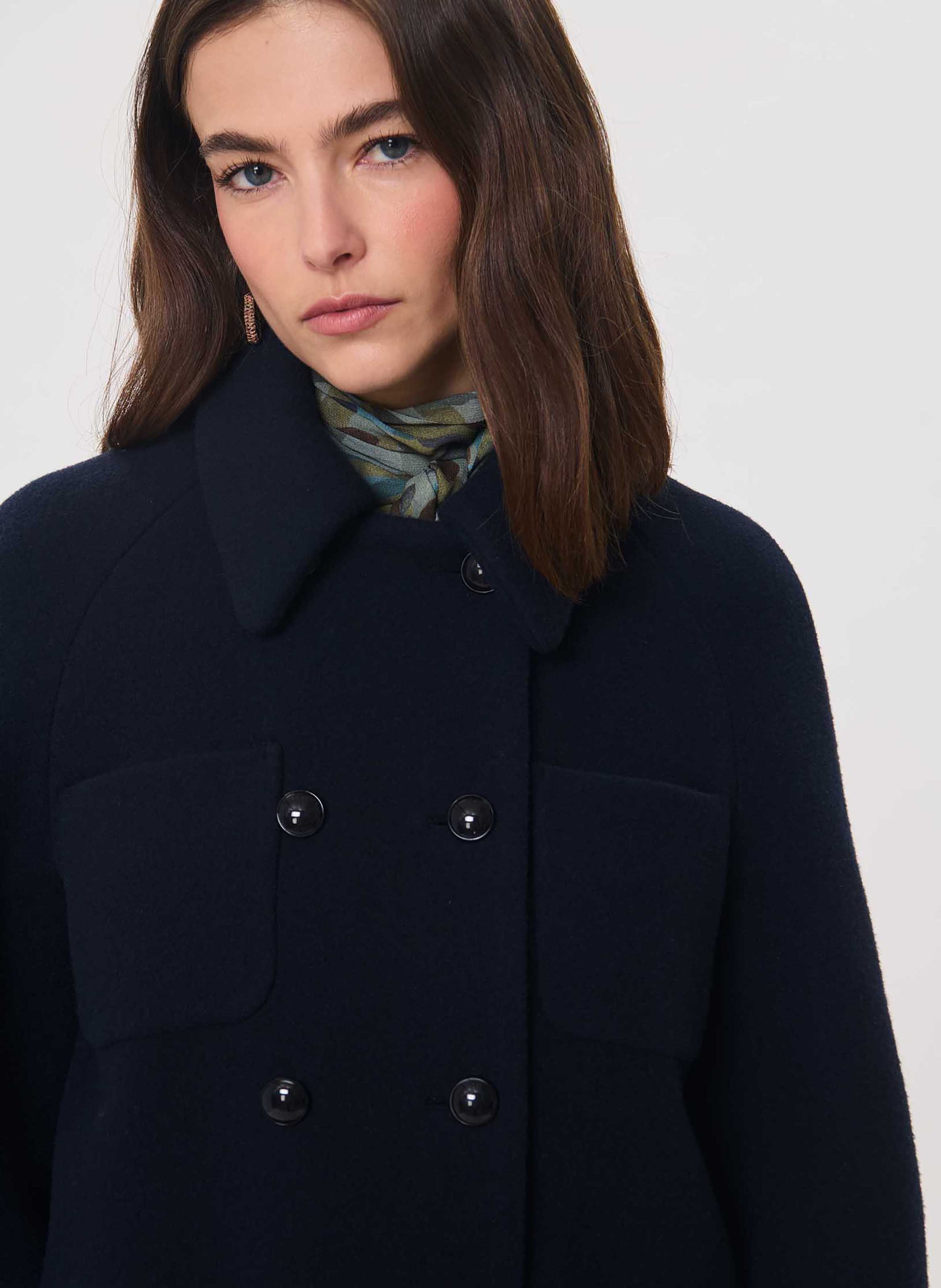 Manteau maryline TARA JARMON Bleu