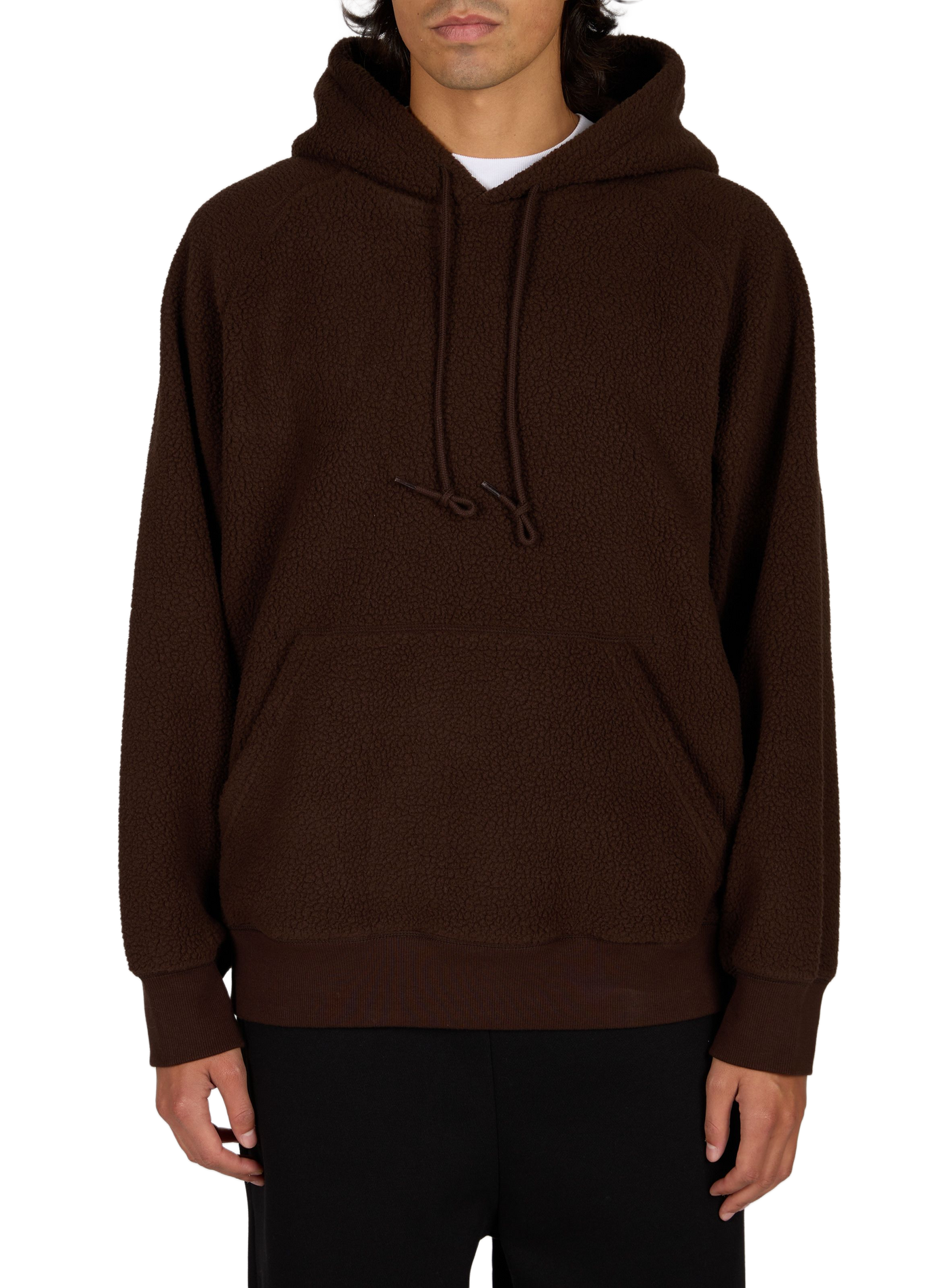 Oversized fleece hoodie CARHARTT WIP Brown
