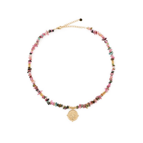Collier en pierre de gemmes Collier en pierre de gemmes