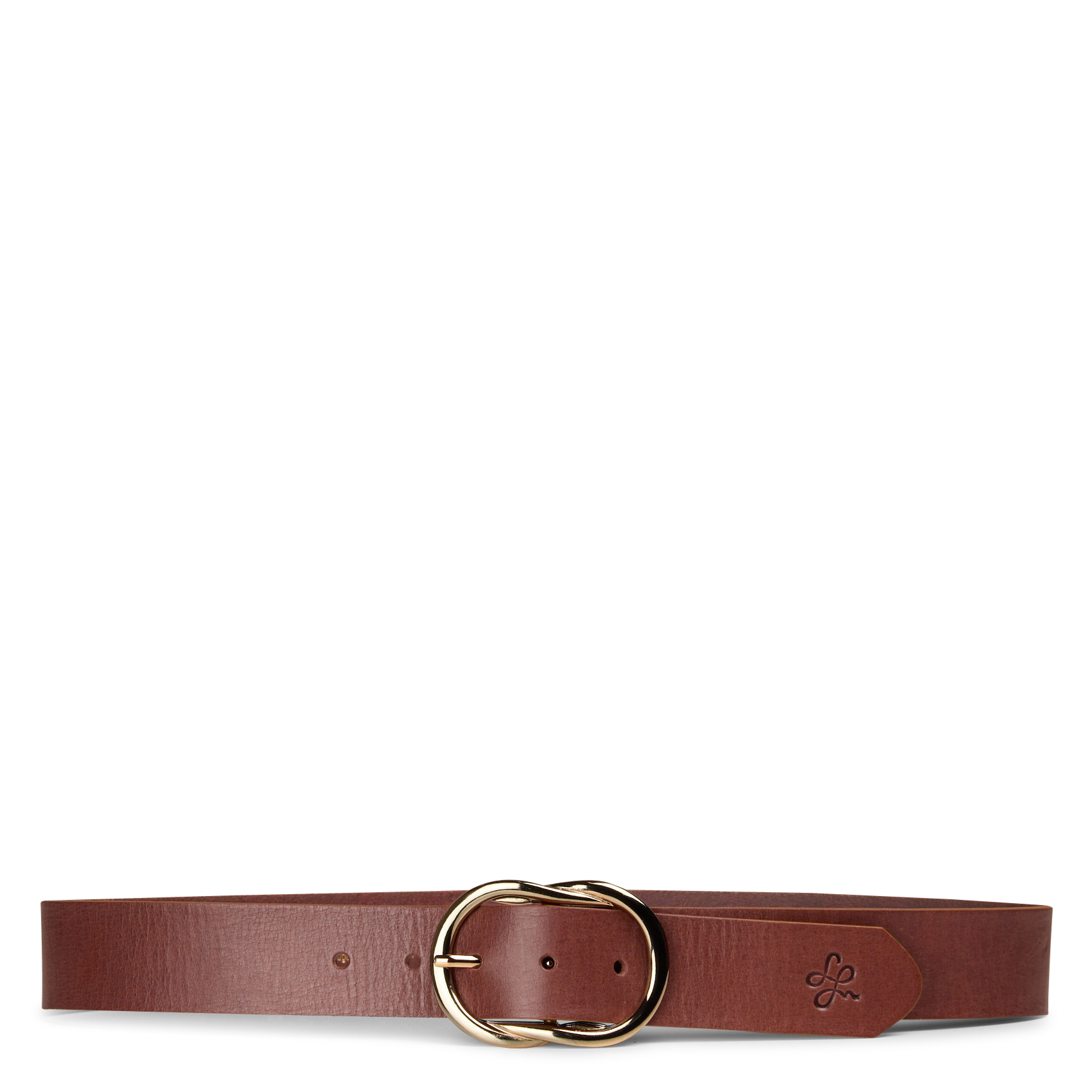 Leren riem LA FEE MARABOUTEE Bruin