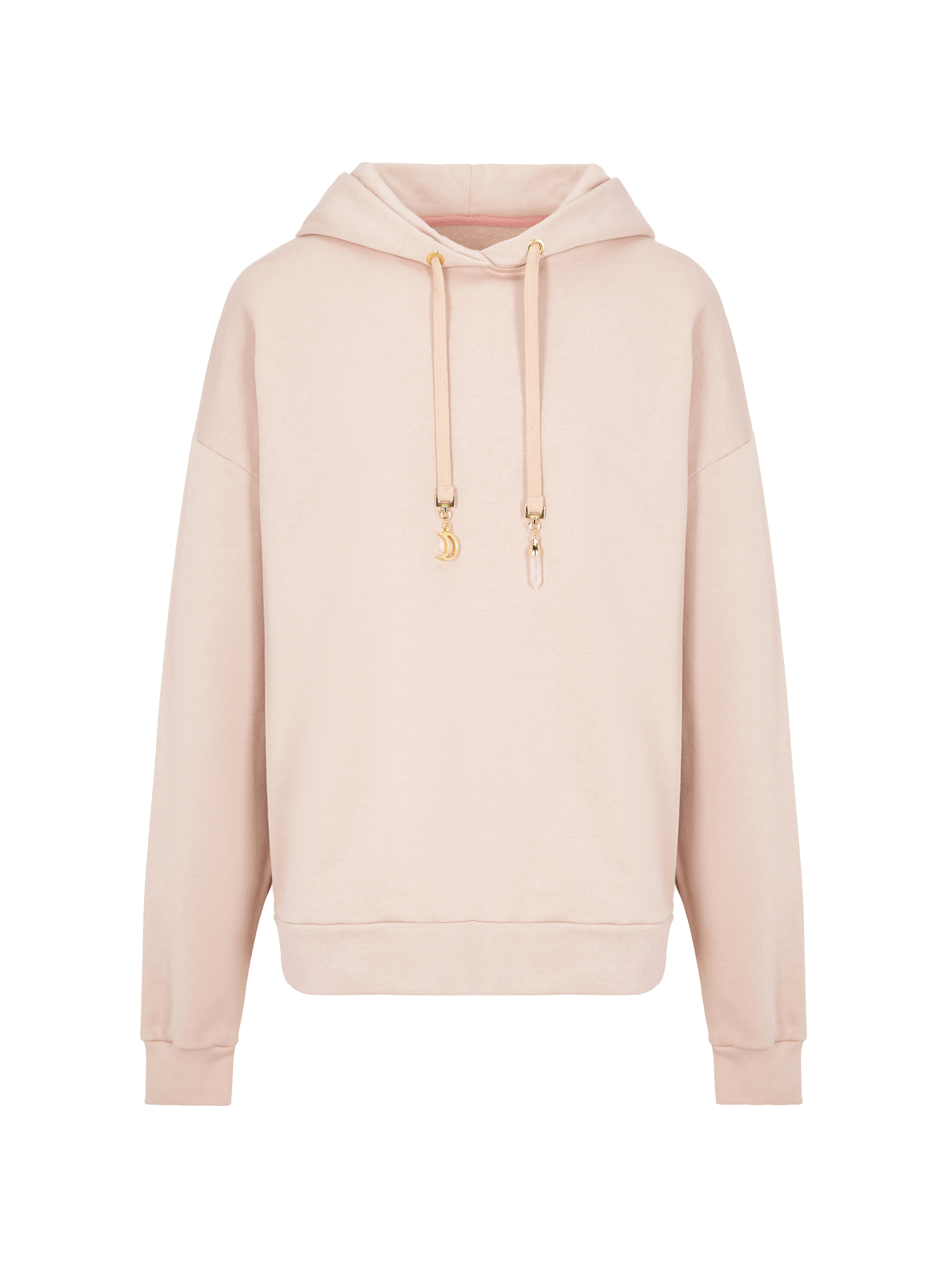 THE SOCIAL SUNDAY Hoodie en coton biologique Rose