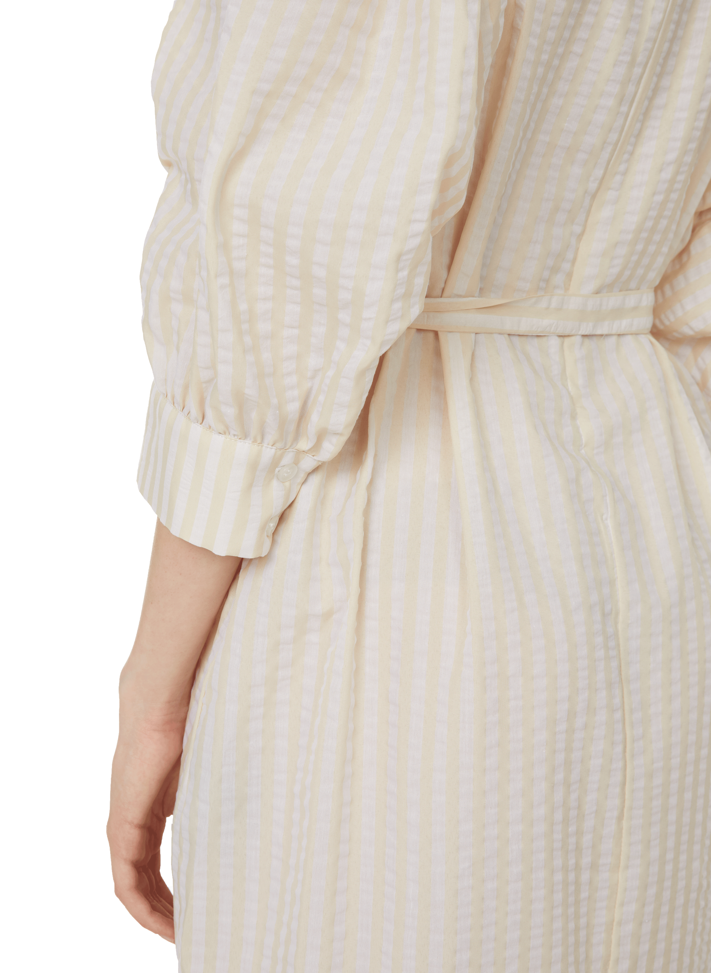 Alya recycled polyester-blend midi dress BAUM UND PFERDGARTEN Beige