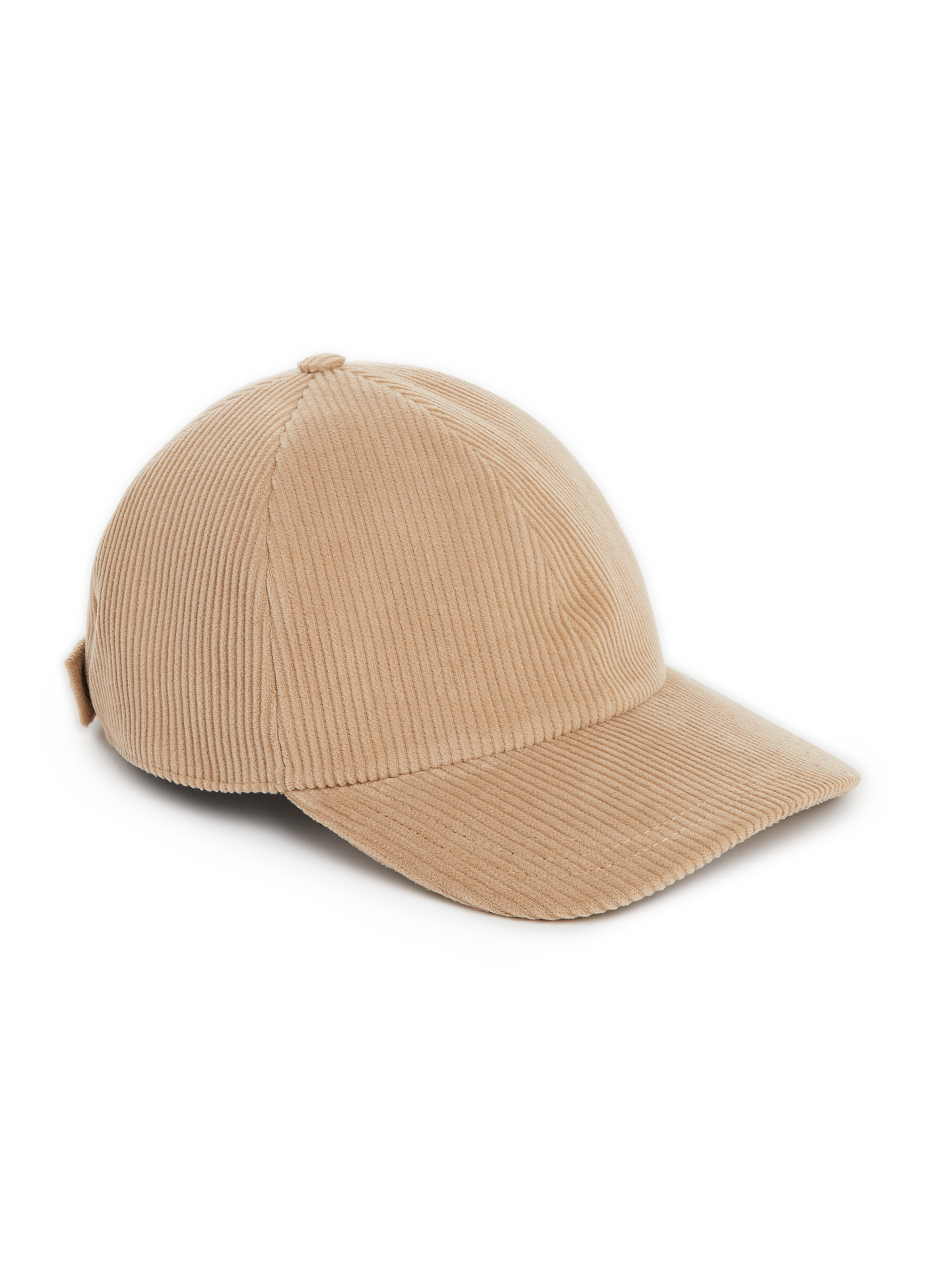 Corduroy baseball cap SAISON 1865 Beige