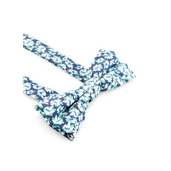 Noeud papillon à imprimé en satin de soie