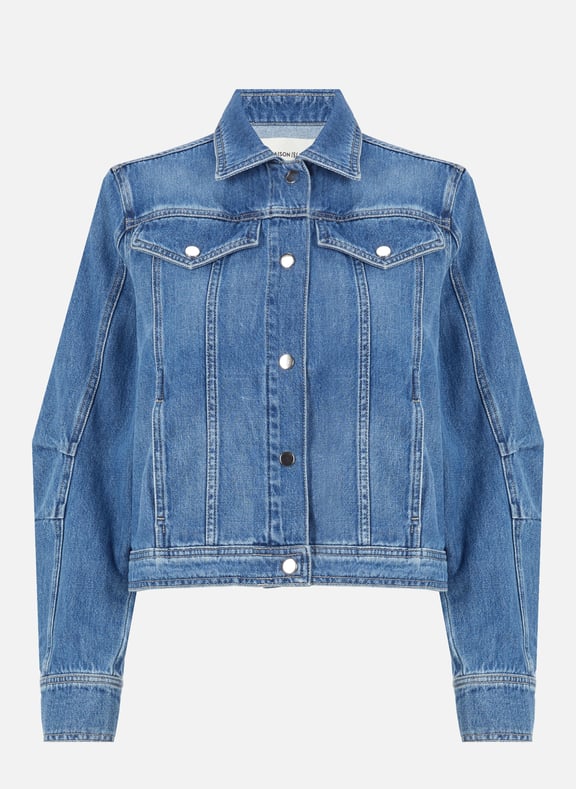 Veste en jean Vert by SAISON 1865 SAISON 1865 Veste en jean Vert