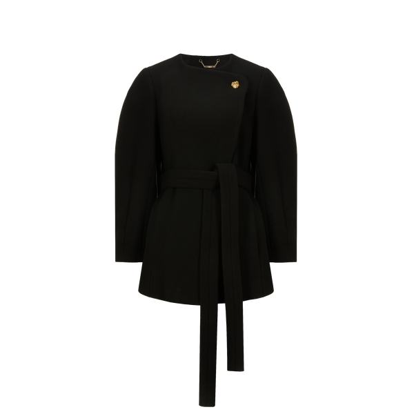 Chloé Wool Coat In Black
