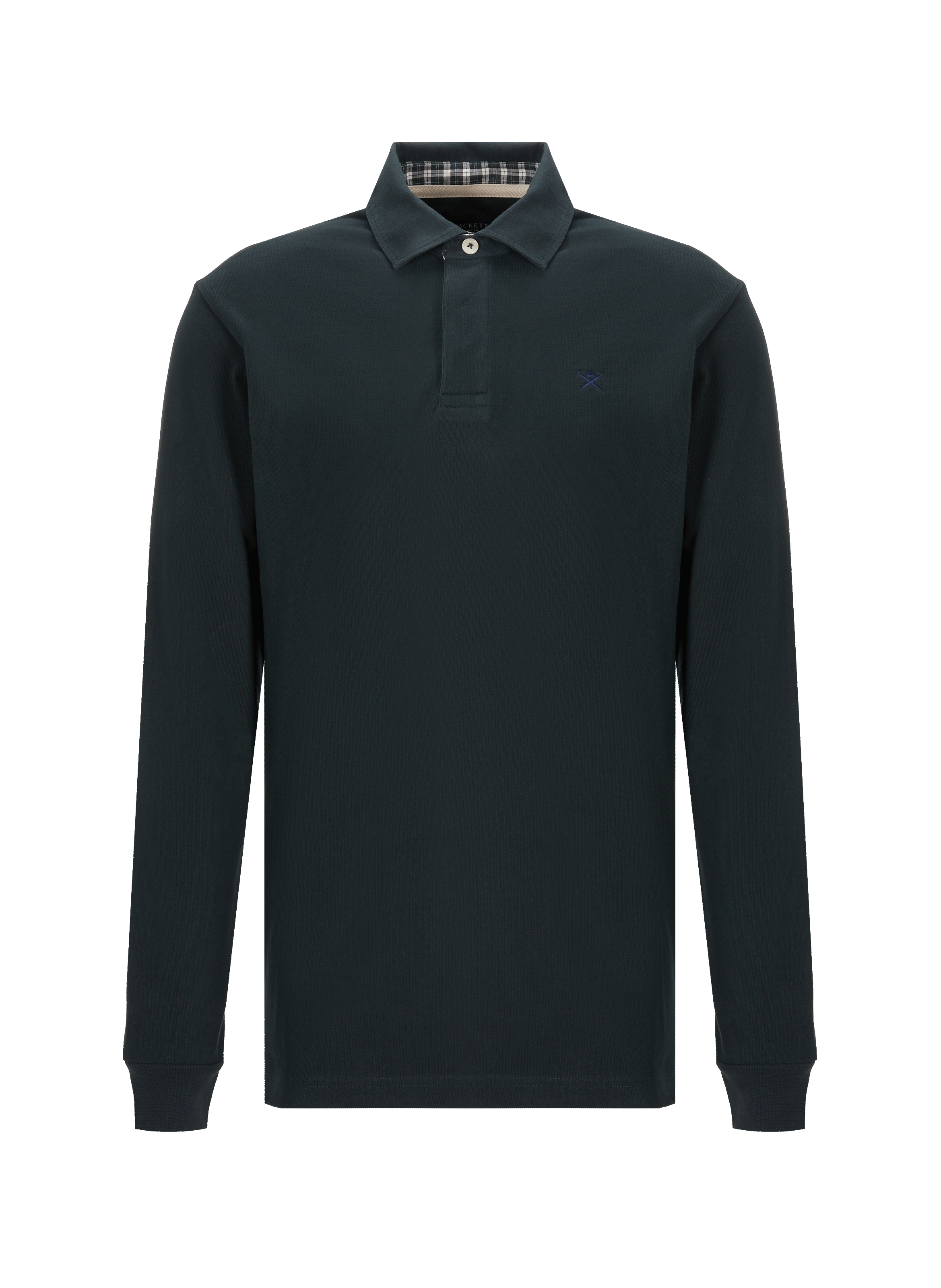 Polo manches longues en coton