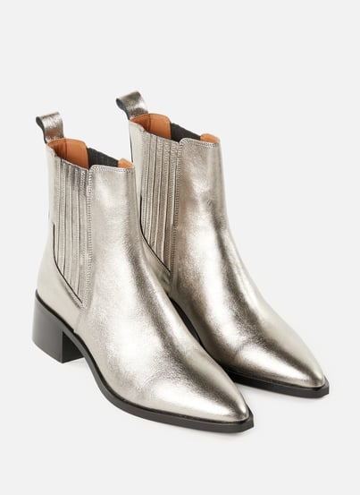Bottines Argent Femme Printemps