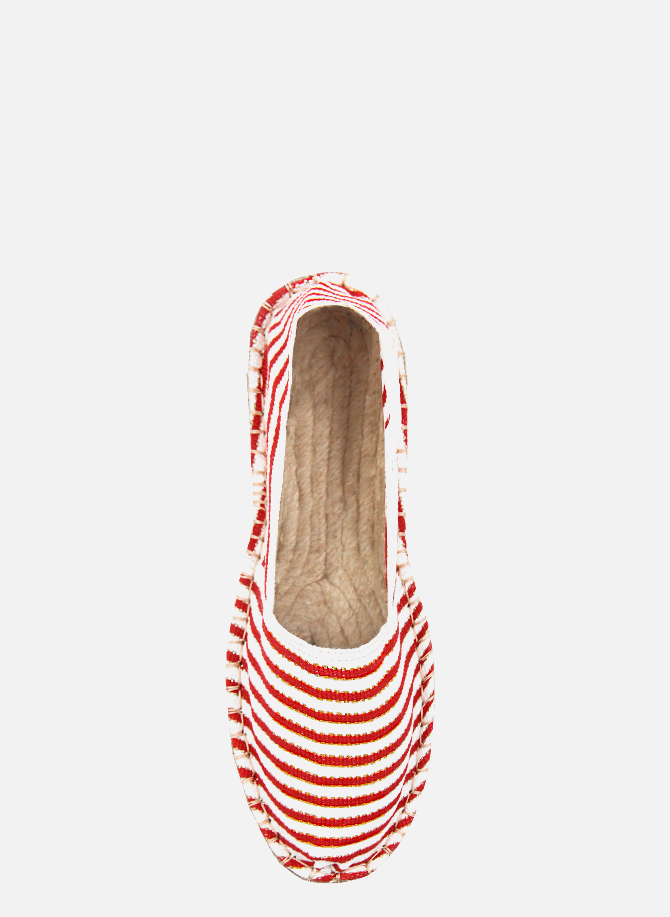 Espadrilles toile JULES & JENN Rouge