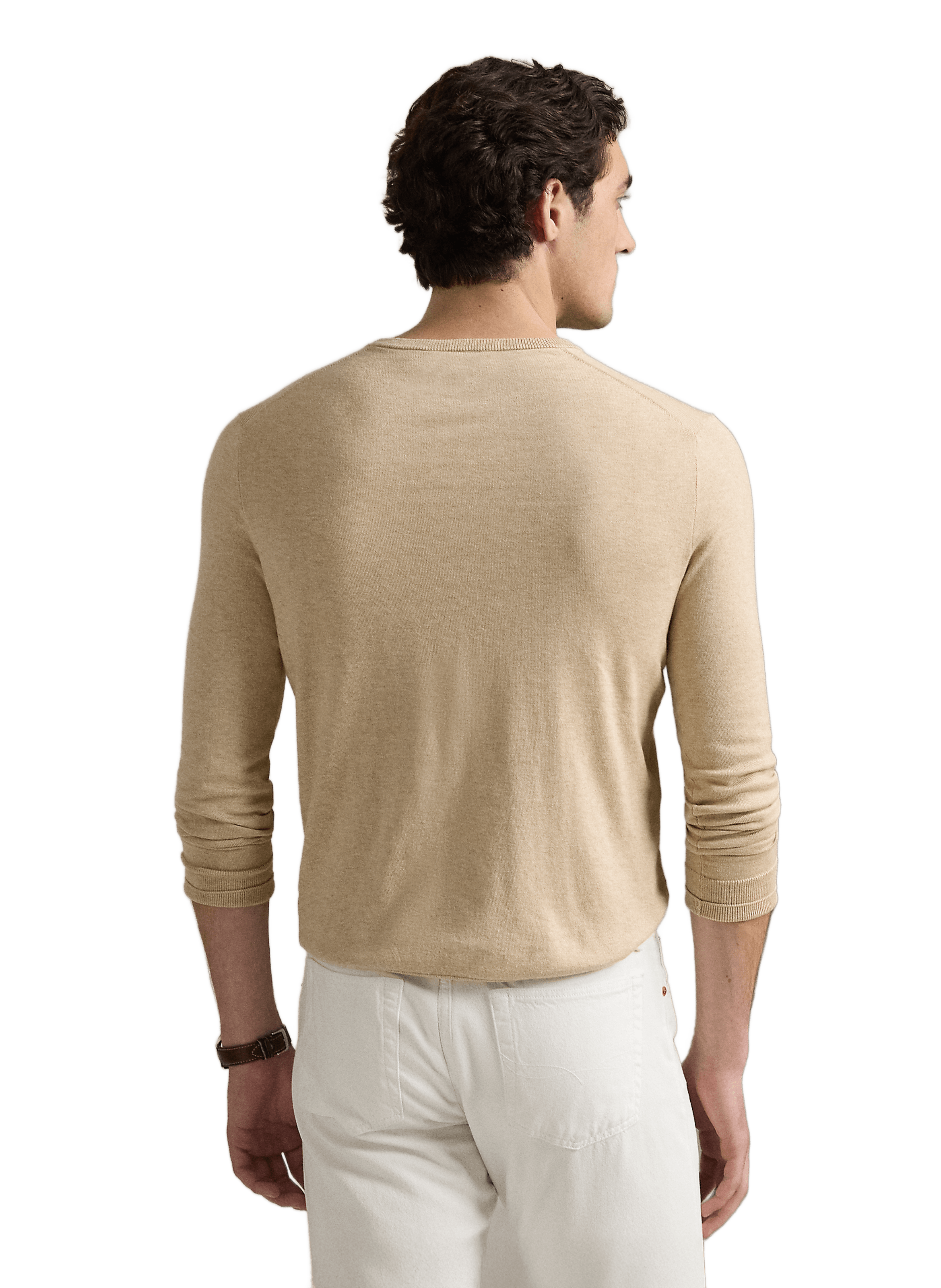Straight cotton jumper POLO RALPH LAUREN Brown