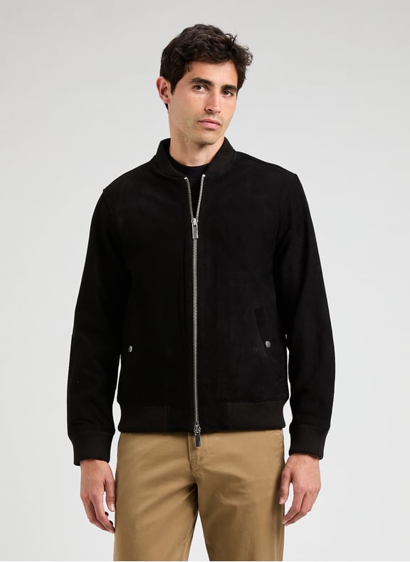 Goatskin leather jacket Black by SELECTED SELECTED Goatskin leather jacket Black