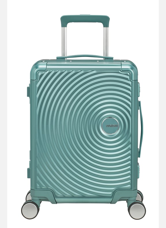 Soundbox alu valise 4 roues taille s Bleu by AMERICAN TOURISTER AMERICAN TOURISTER Soundbox alu valise 4 roues taille s Bleu