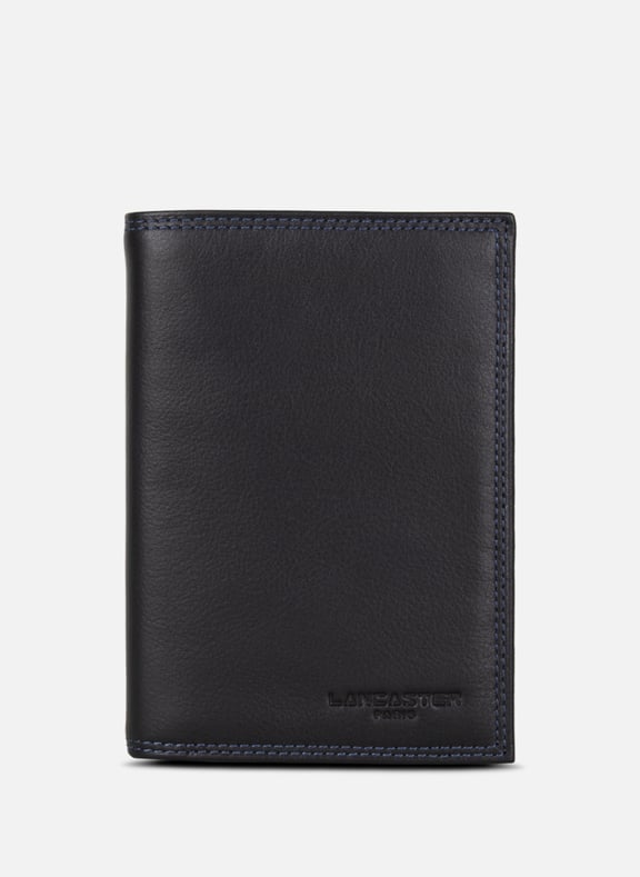 Grand portefeuille - soft vintage homme Noir by LANCASTER LANCASTER Grand portefeuille - soft vintage homme Noir