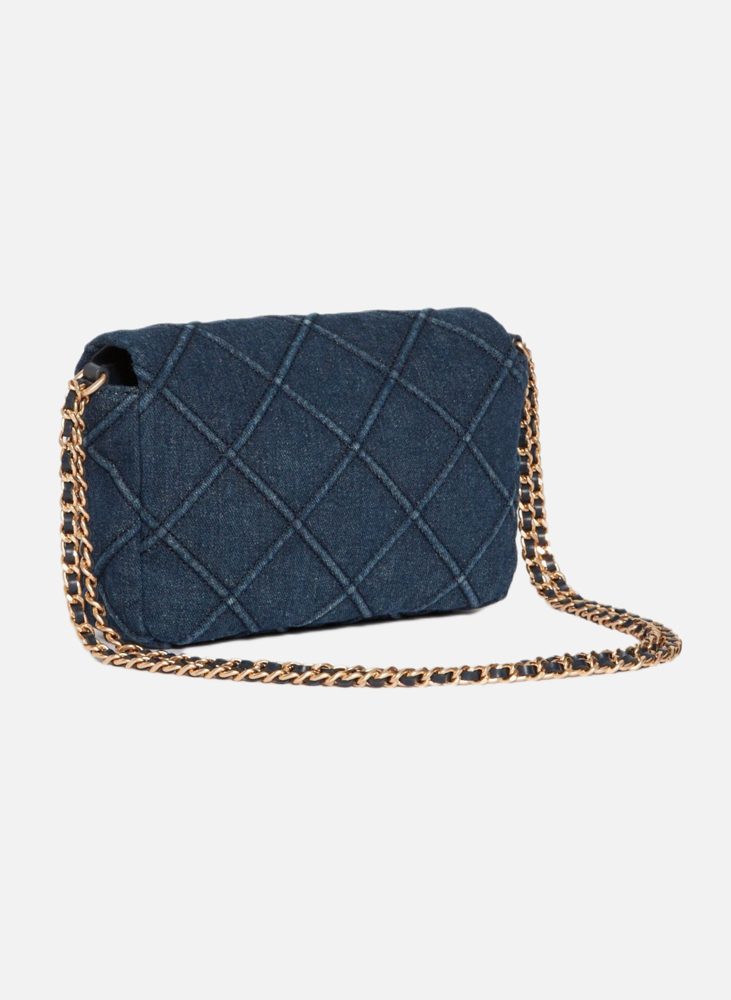 Moyen sac moon en denim VANESSA BRUNO Bleu