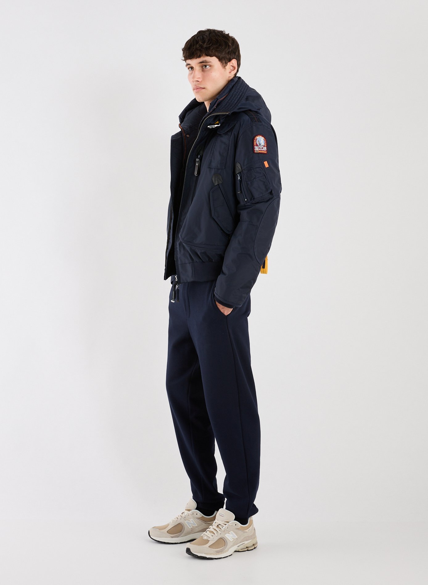 Parka droite multipoches à capuche PARAJUMPERS Bleu