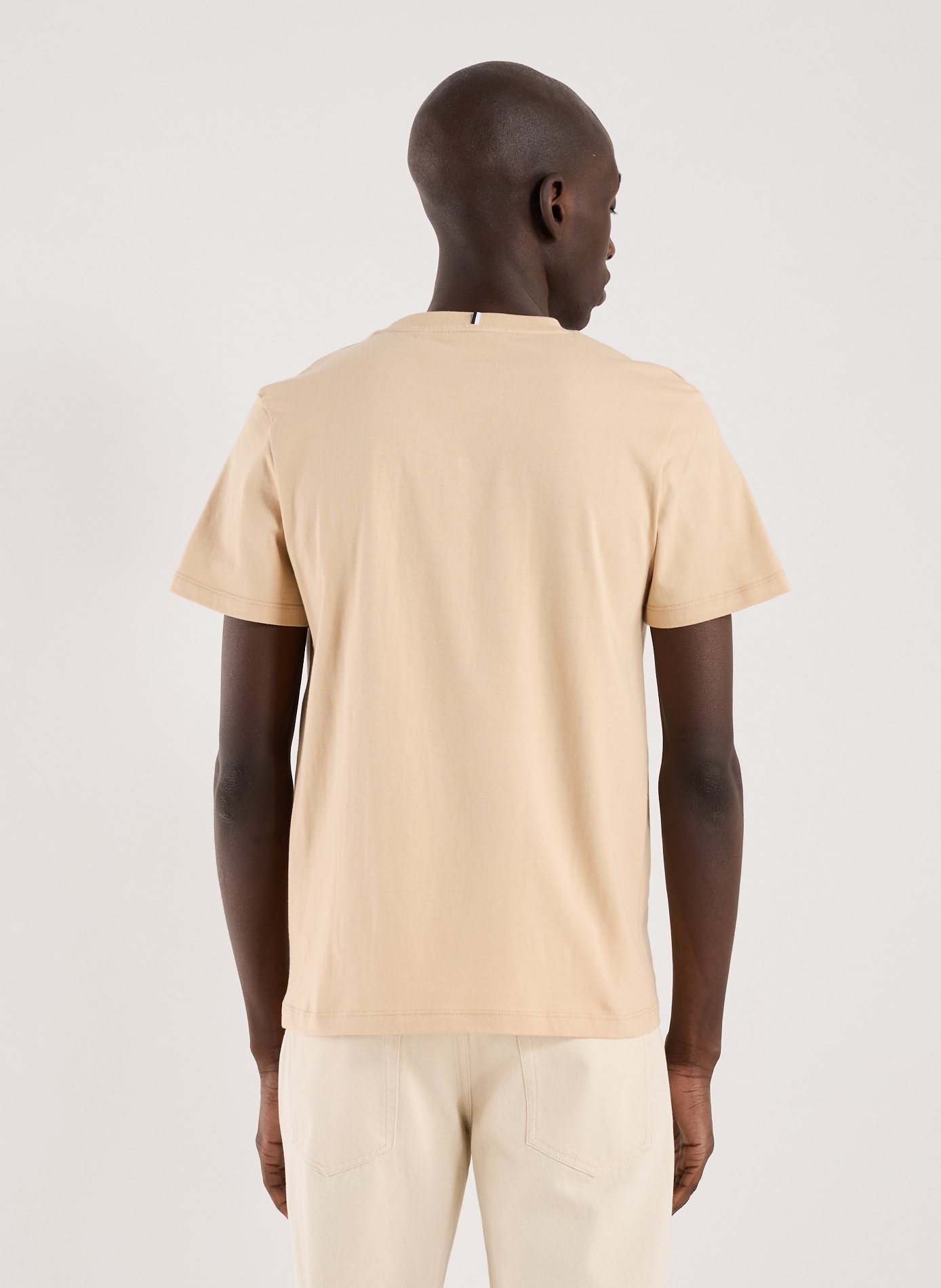 Classic Cotton T-Shirt FAGUO Beige