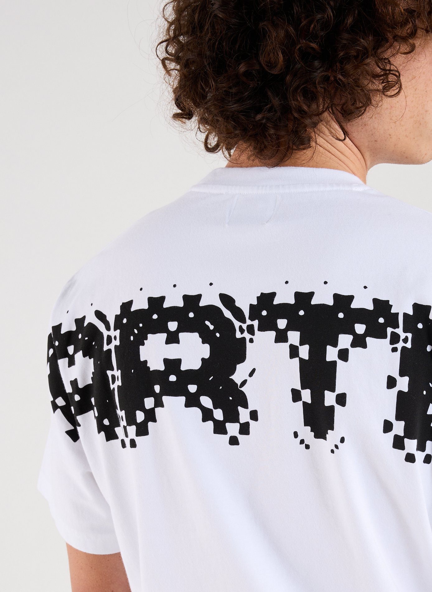 Straight printed cotton T-shirt ARTE ANTWERP White