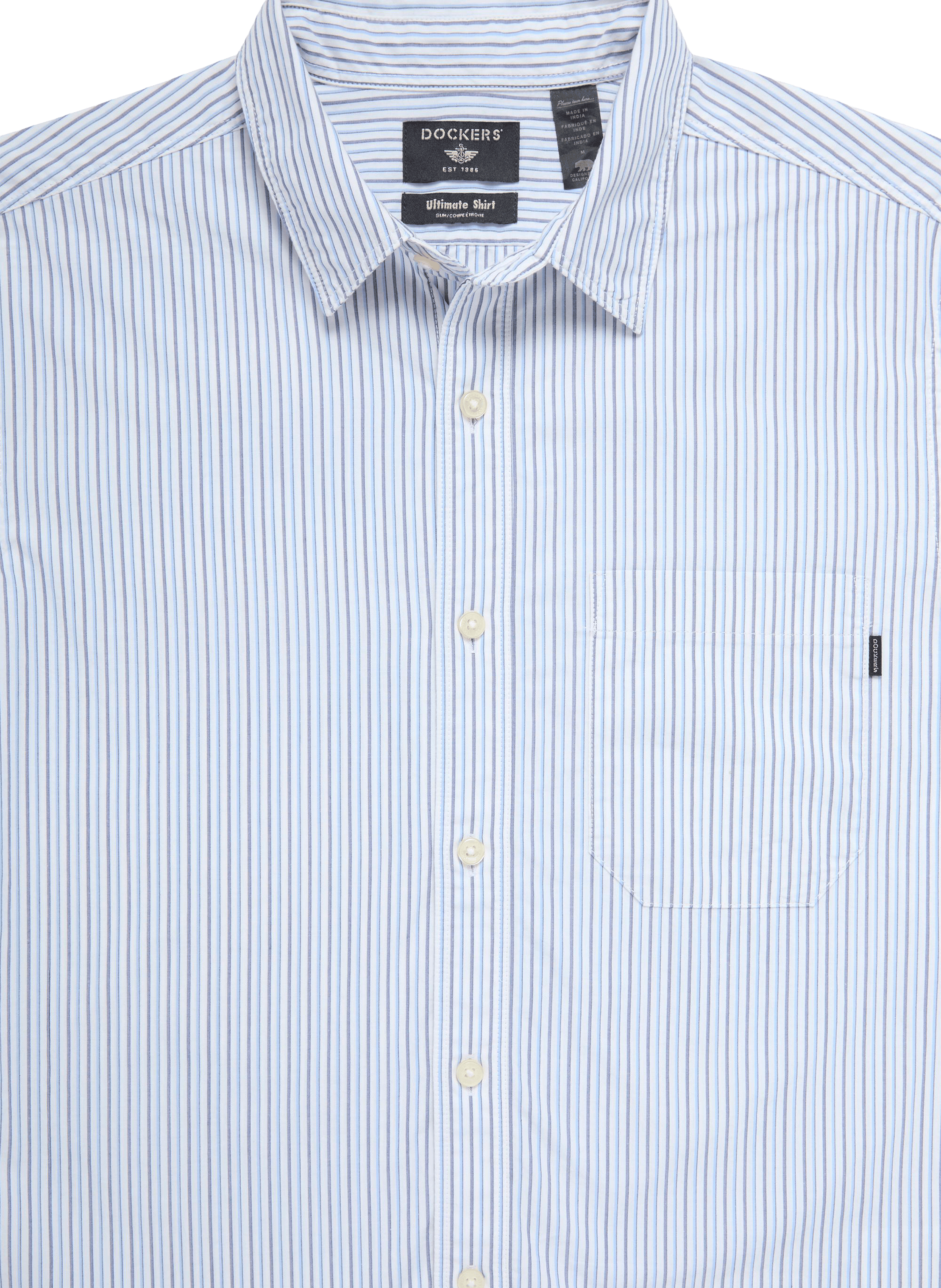 Chemise slim en coton DOCKERS Multicolore