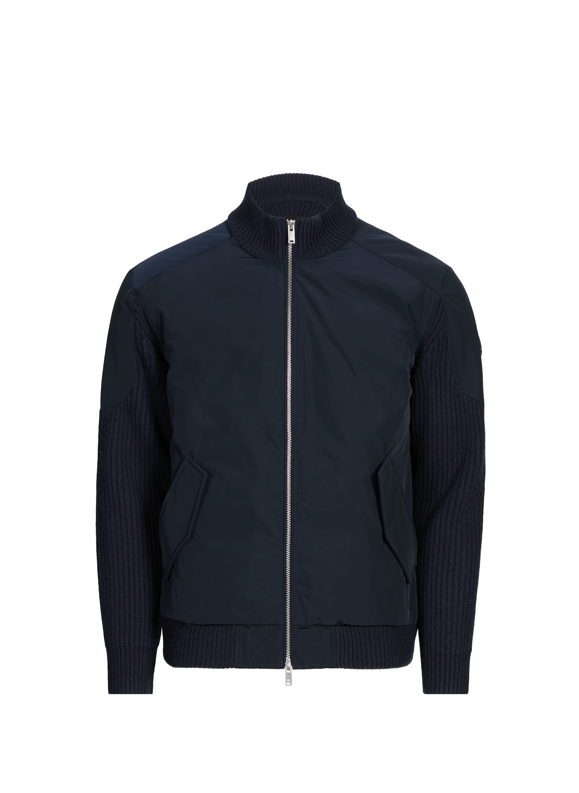 Wool blend jacket MOOSE KNUCKLES Blue