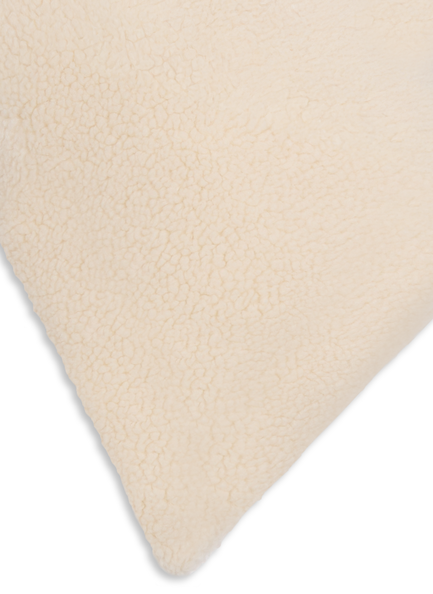 Housse de coussin effet mouton AU PRINTEMPS PARIS Beige