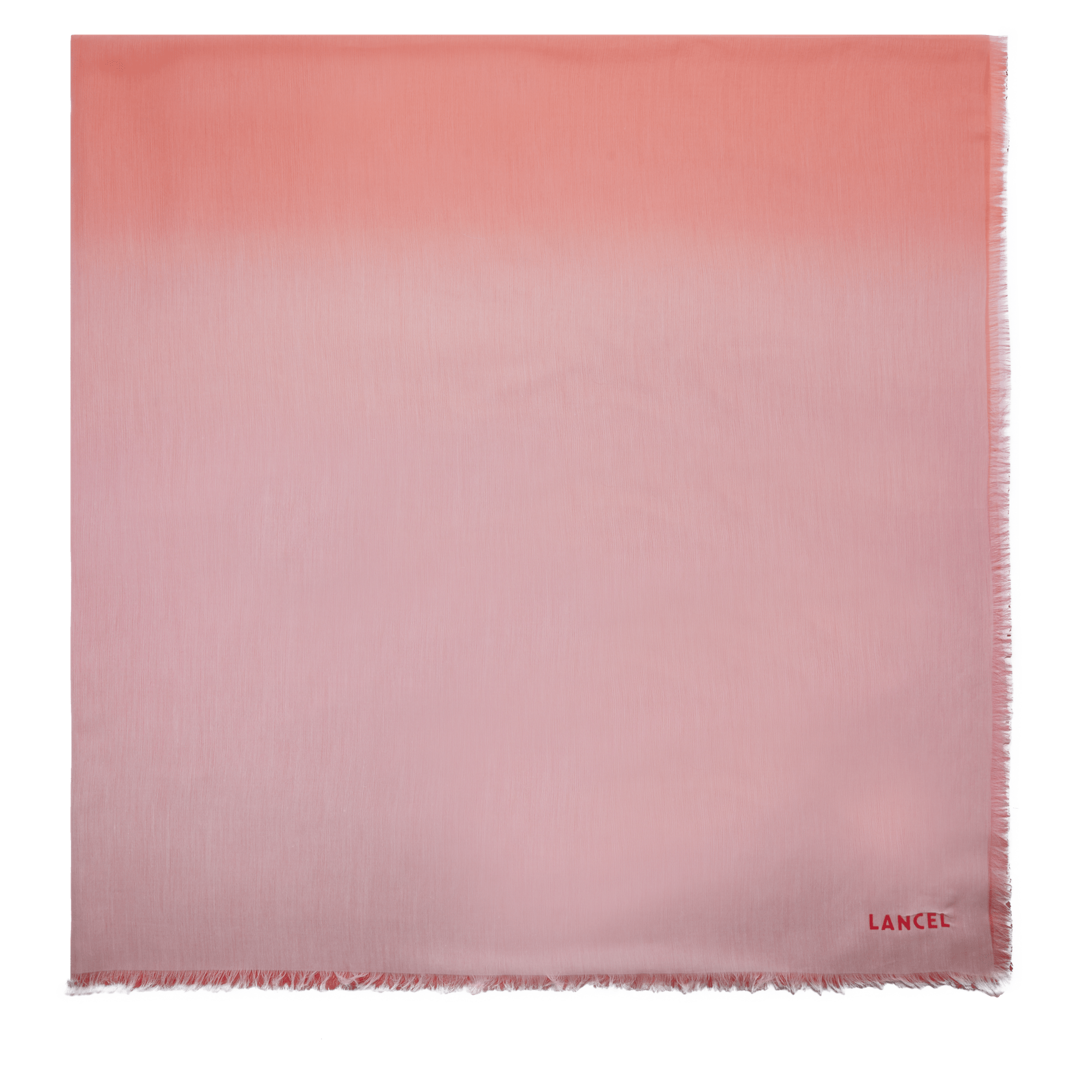 Etole en soie et coton LANCEL Orange