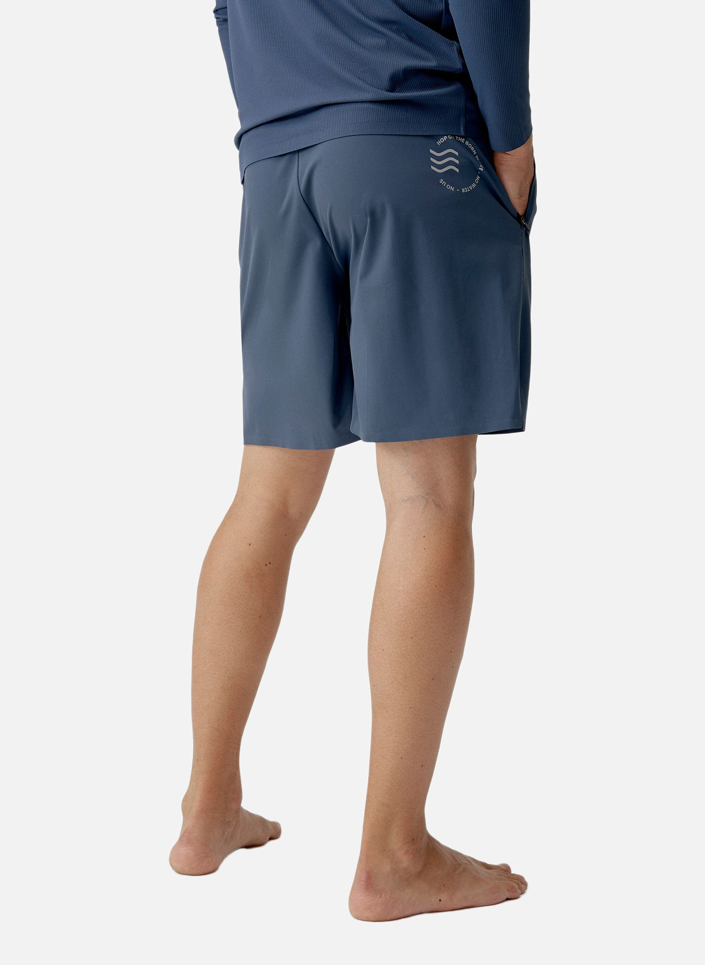 Short de sport homme training orinoco BORN LIVING YOGA Bleu