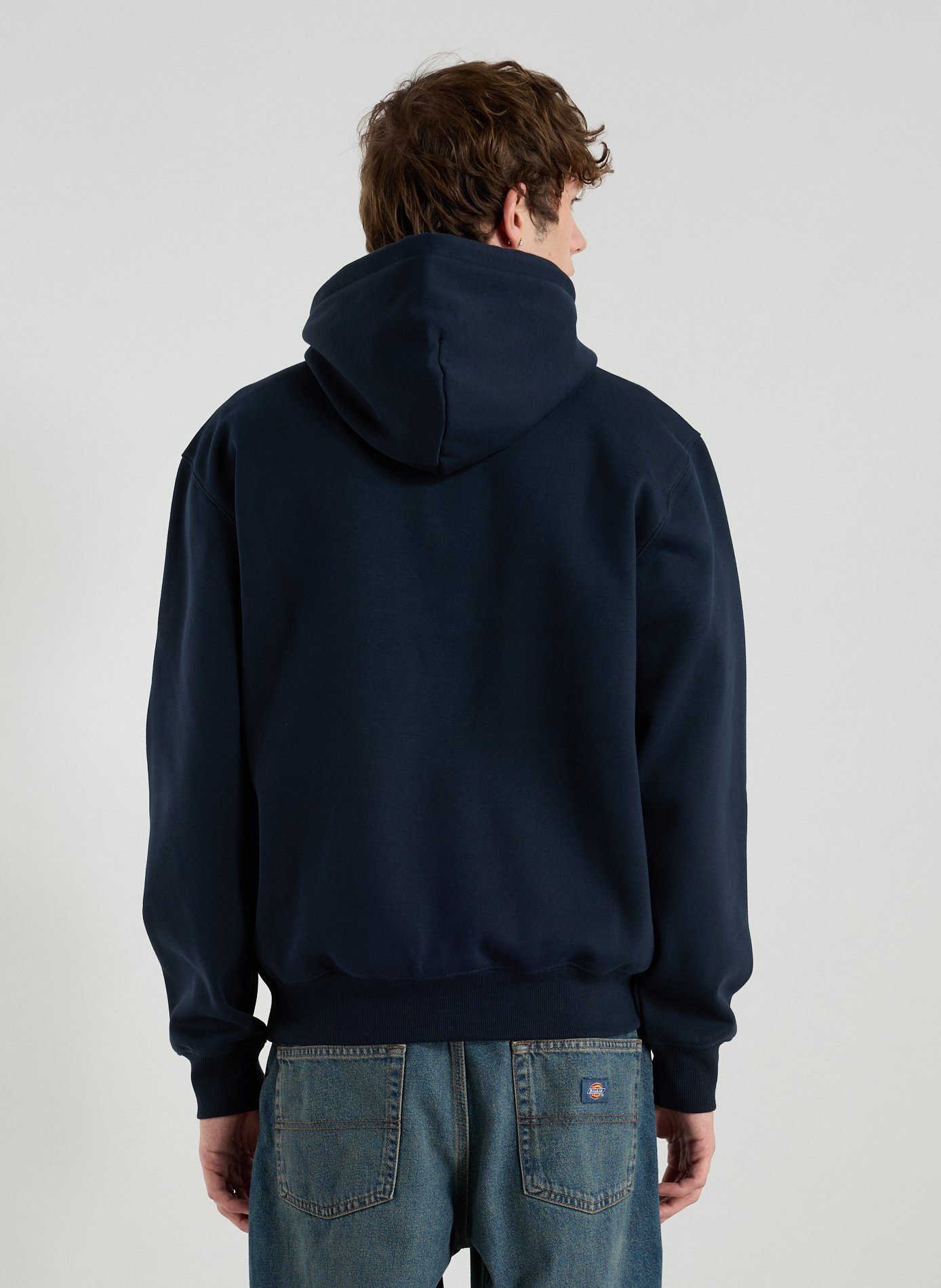 Oversized embroidered cotton sweatshirt CARHARTT WIP Blue