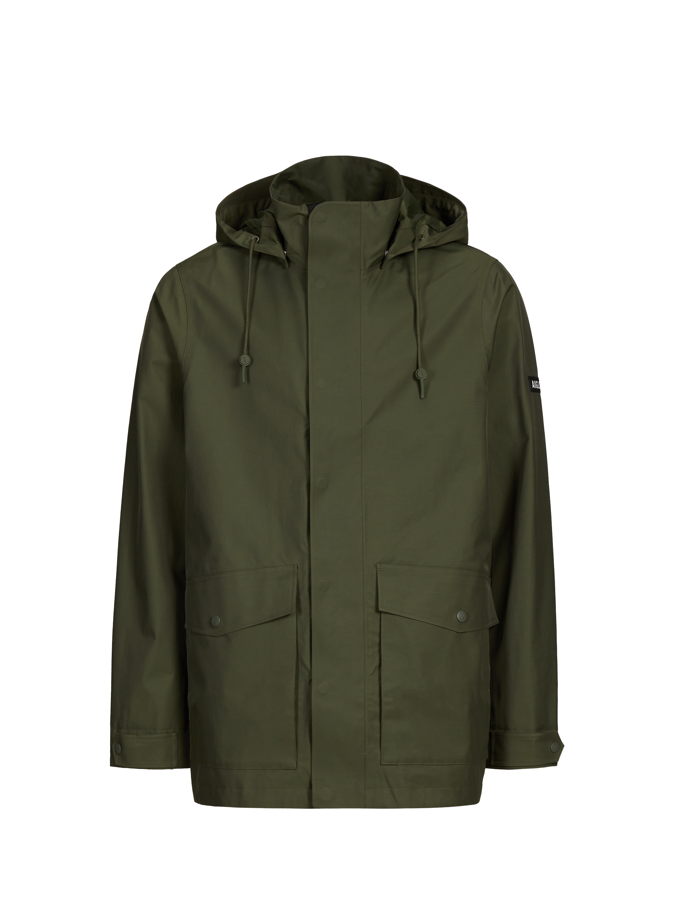 AIGLE Waterproof hooded parka Black