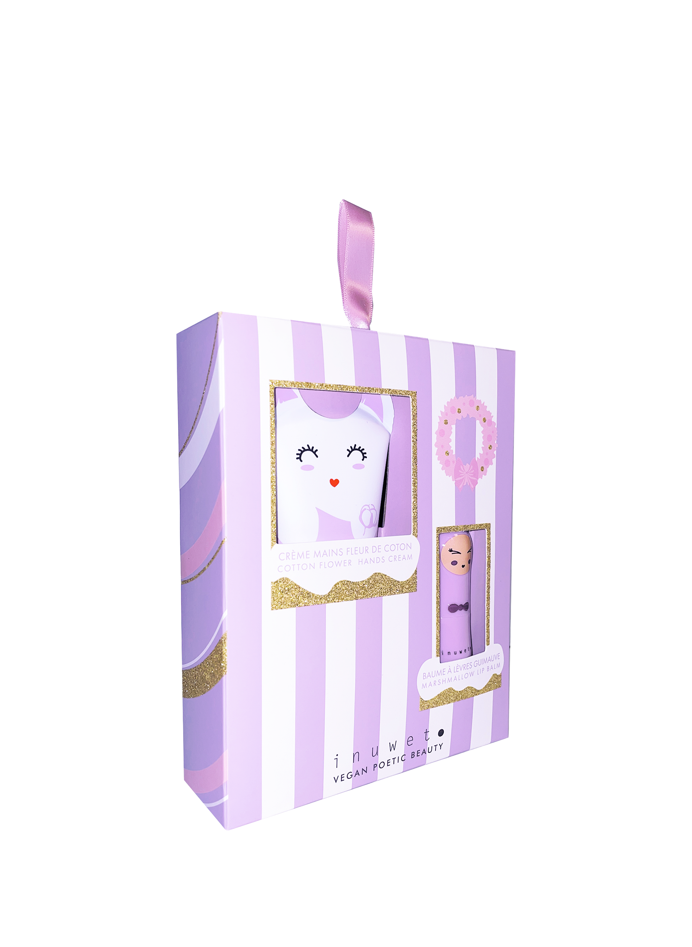 Li Set - Cotton Flower Hand Cream & Marshmallow Balm INUWET No color