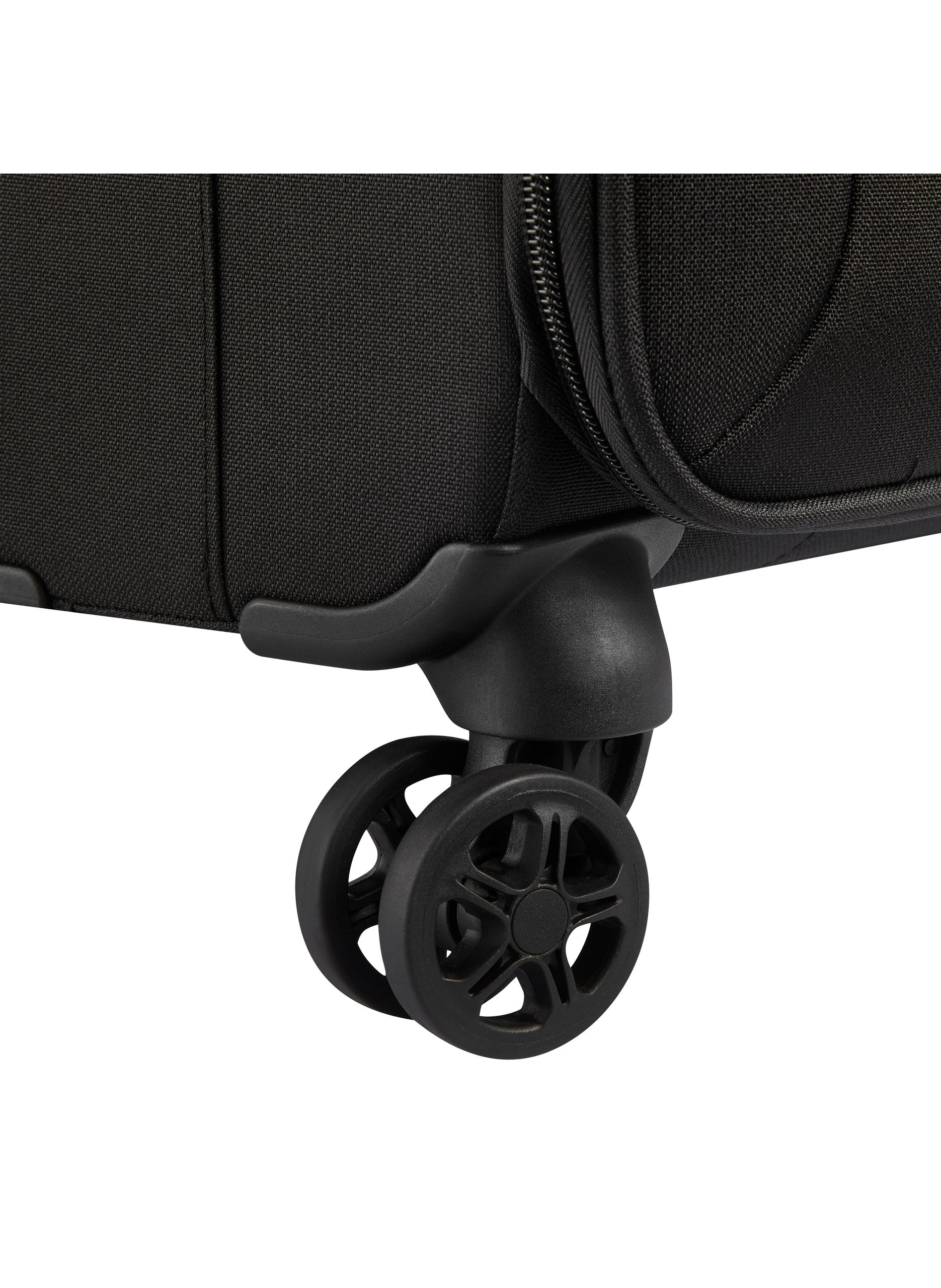 Valise cabine souple taille s - brochant 3 DELSEY PARIS Noir