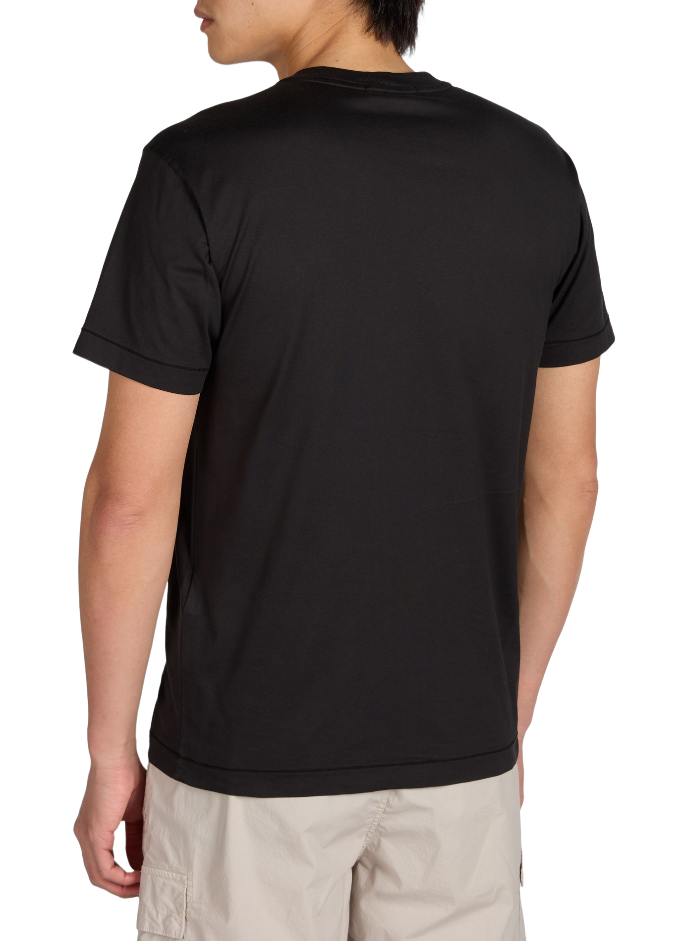 T-shirt en coton STONE ISLAND Noir