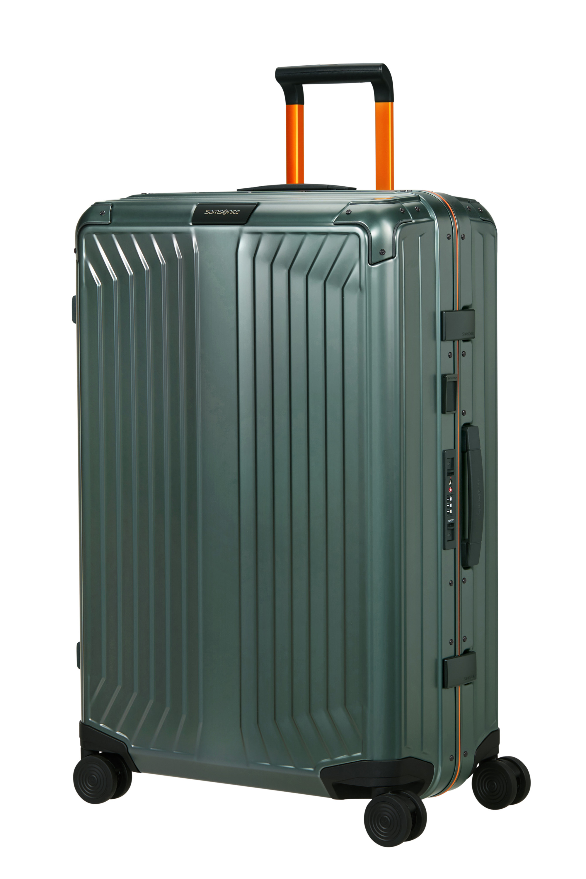 Lite-box alu valise 4 roues taille l SAMSONITE Vert