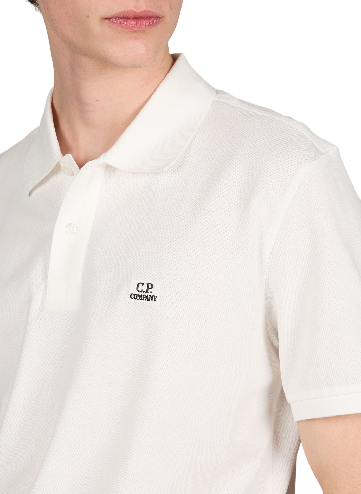  Cotton polo shirt  CP COMPANY White