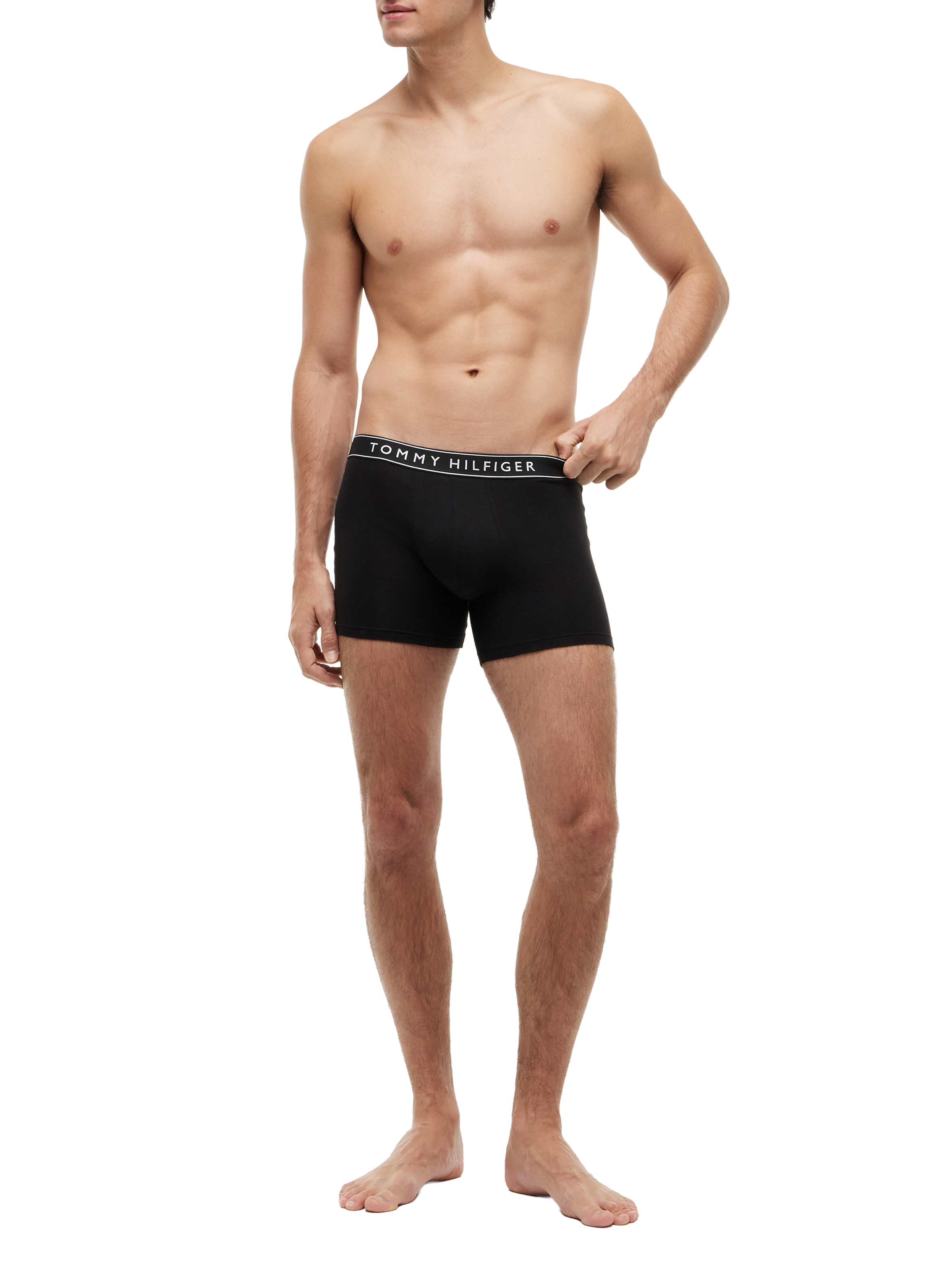 Lot de 3 caleçons en coton mélangé TOMMY HILFIGER Noir