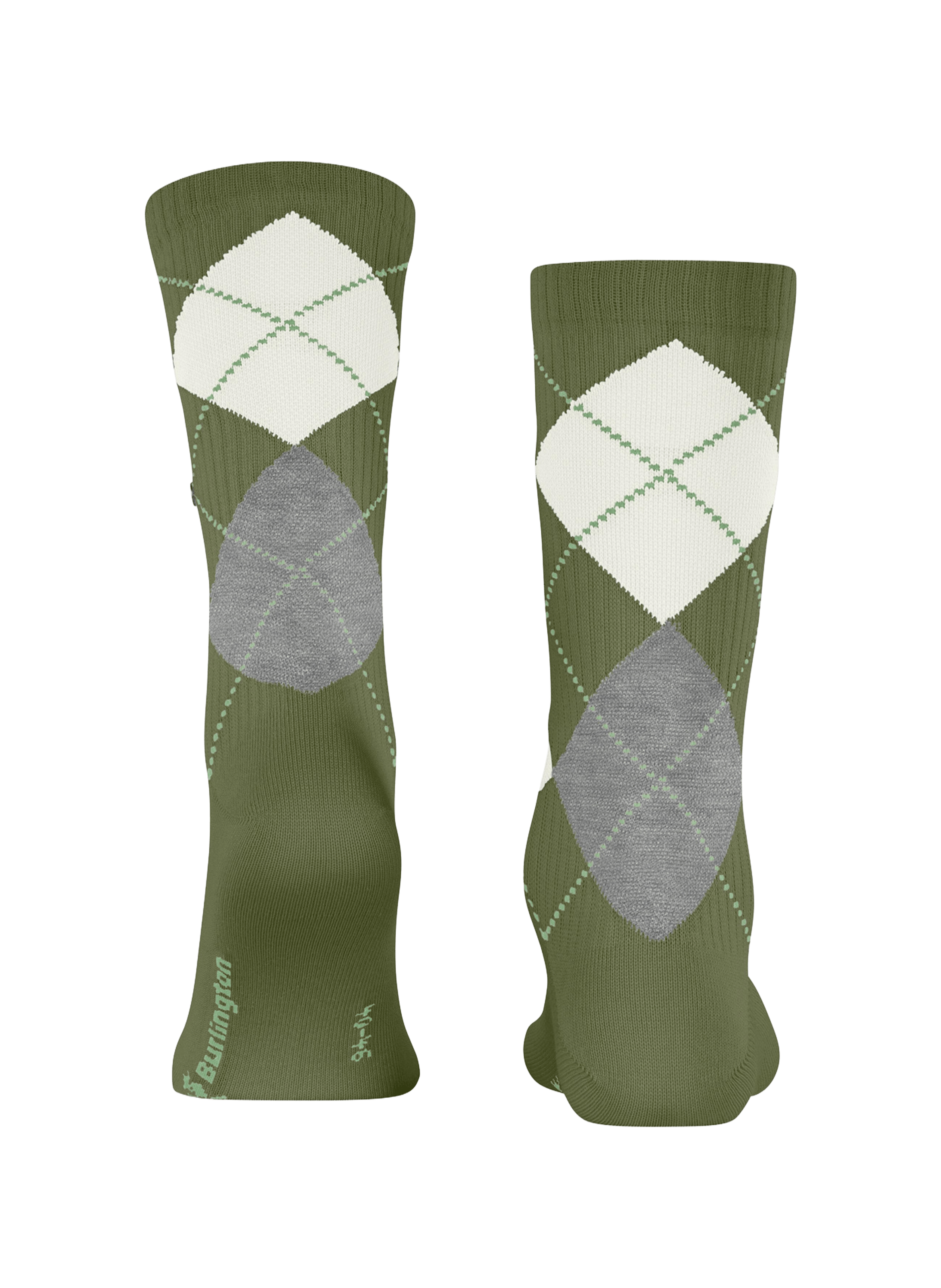 Calcetines de tenis geométricos BURLINGTON Caqui