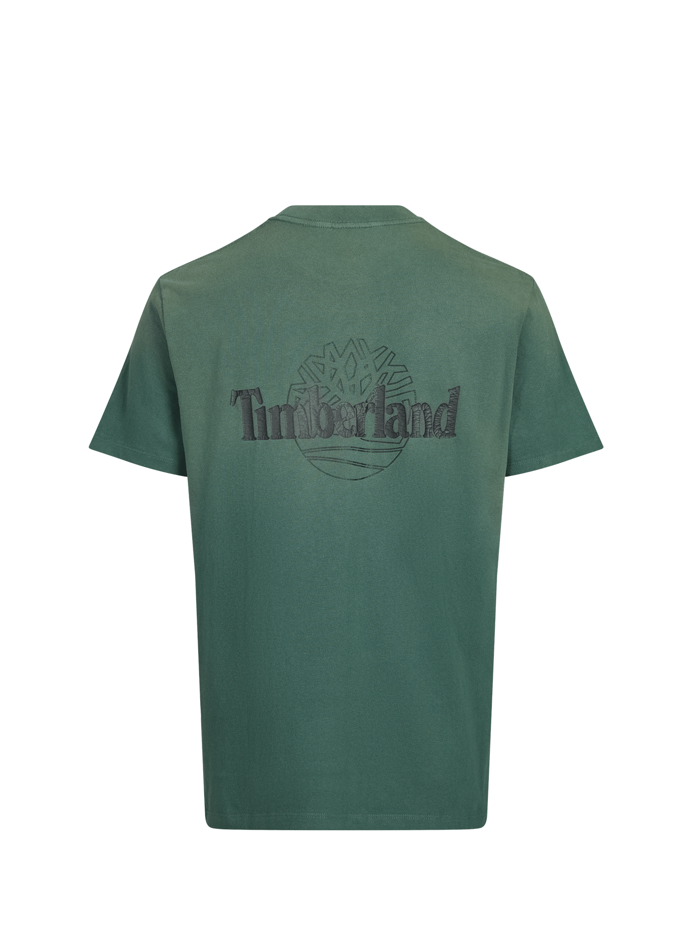 Straight T-shirt with screen printing on the front and back TIMBERLAND Green