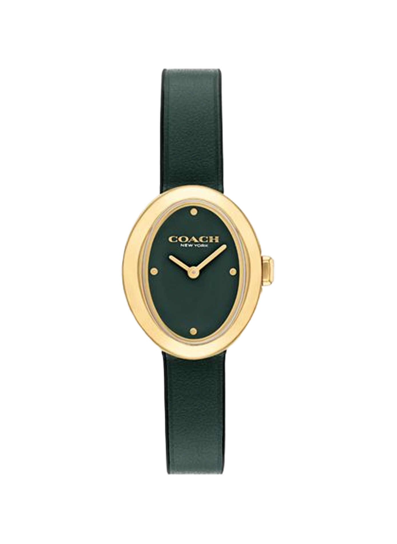 Montre quartz Sammy en cuir COACH MONTRES Vert