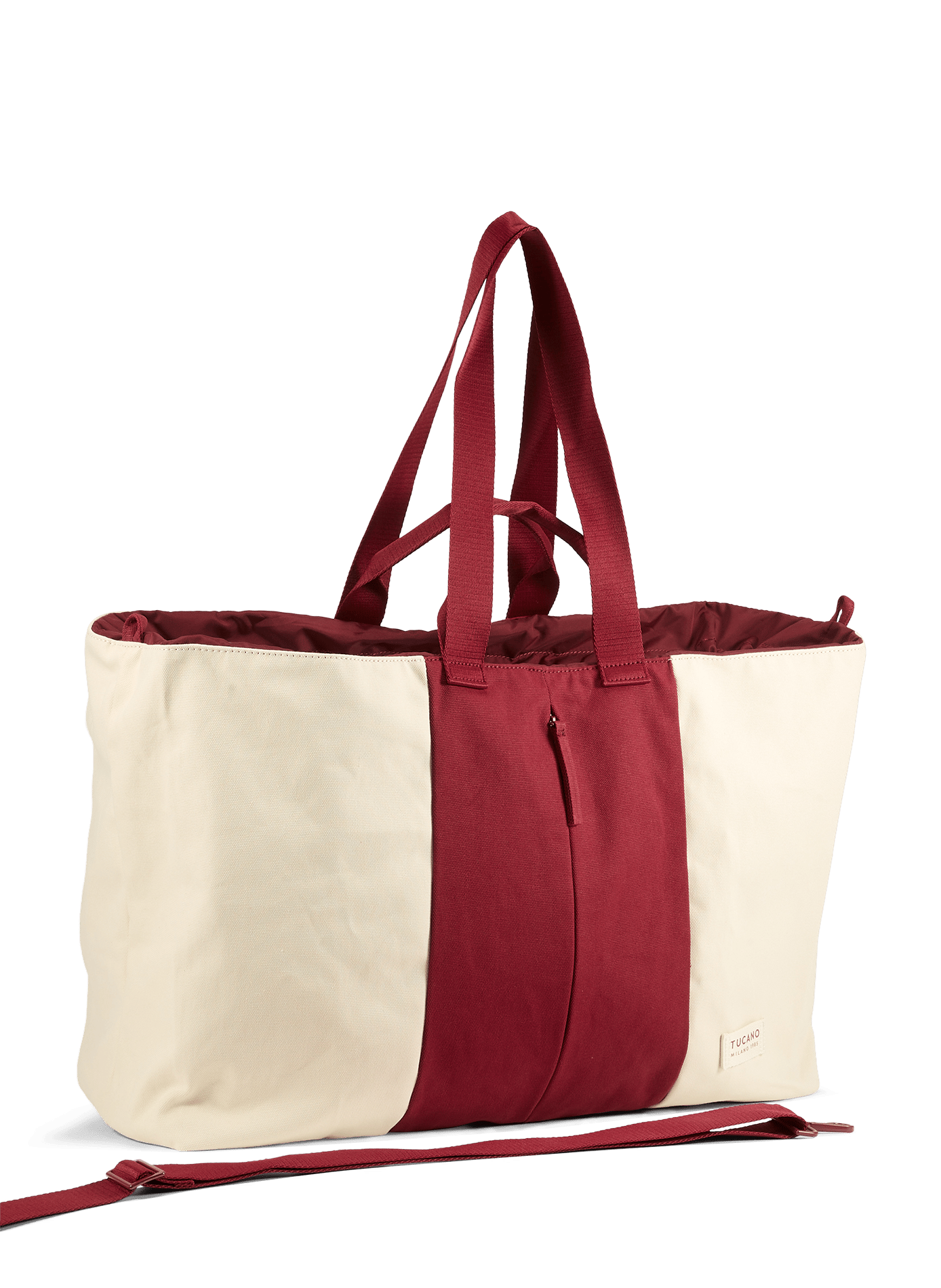 Bcash Beach weekend bag in blended cotton TUCANO Red