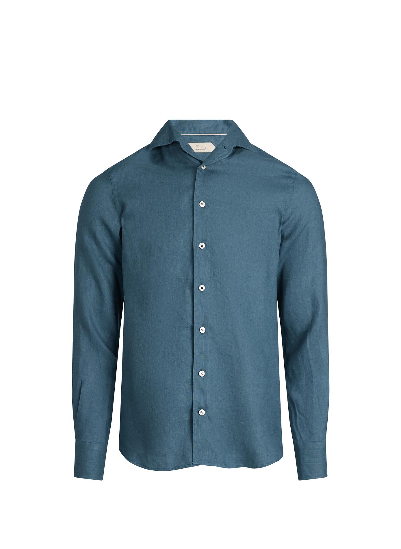 Chemise droite en lin AURELIEN Vert