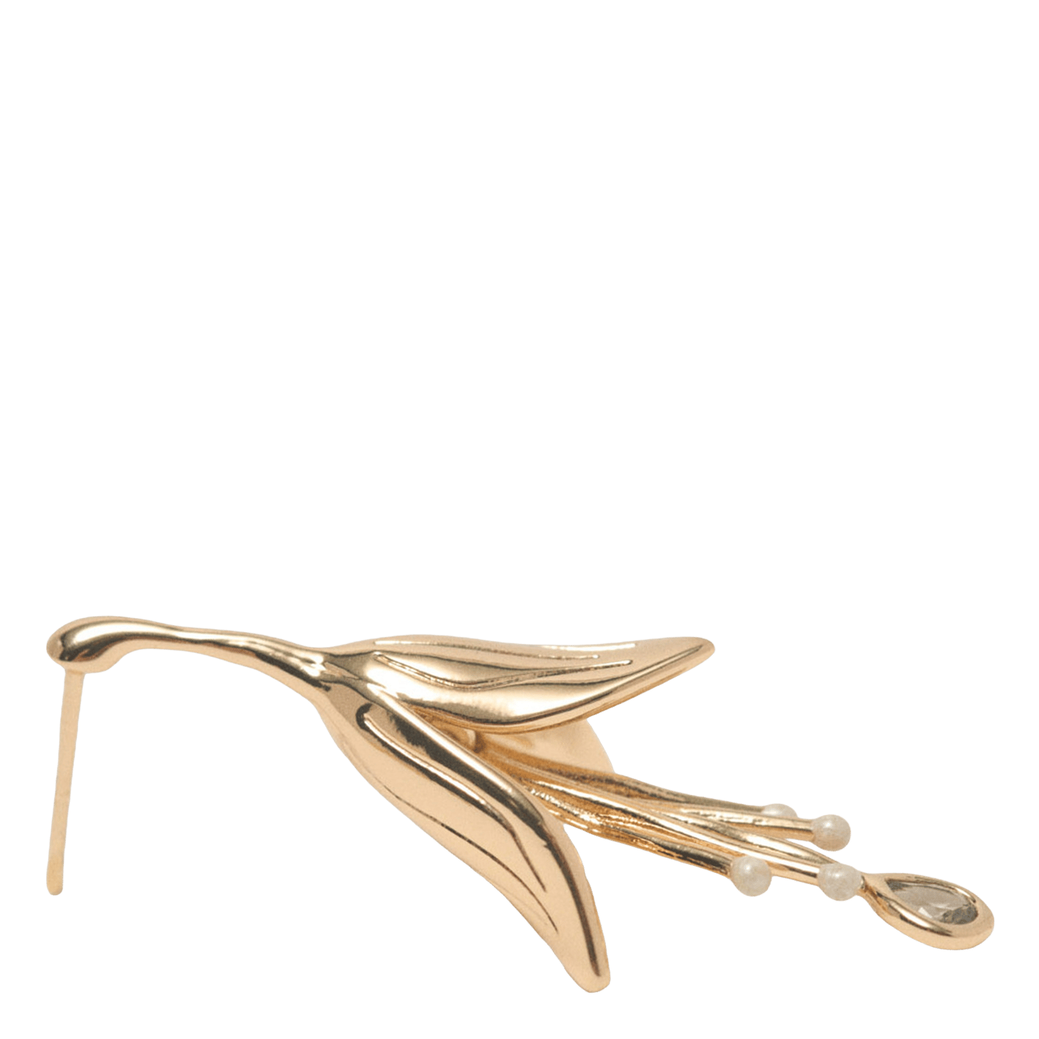 Boucles d'oreilles en laiton MAJE Doré