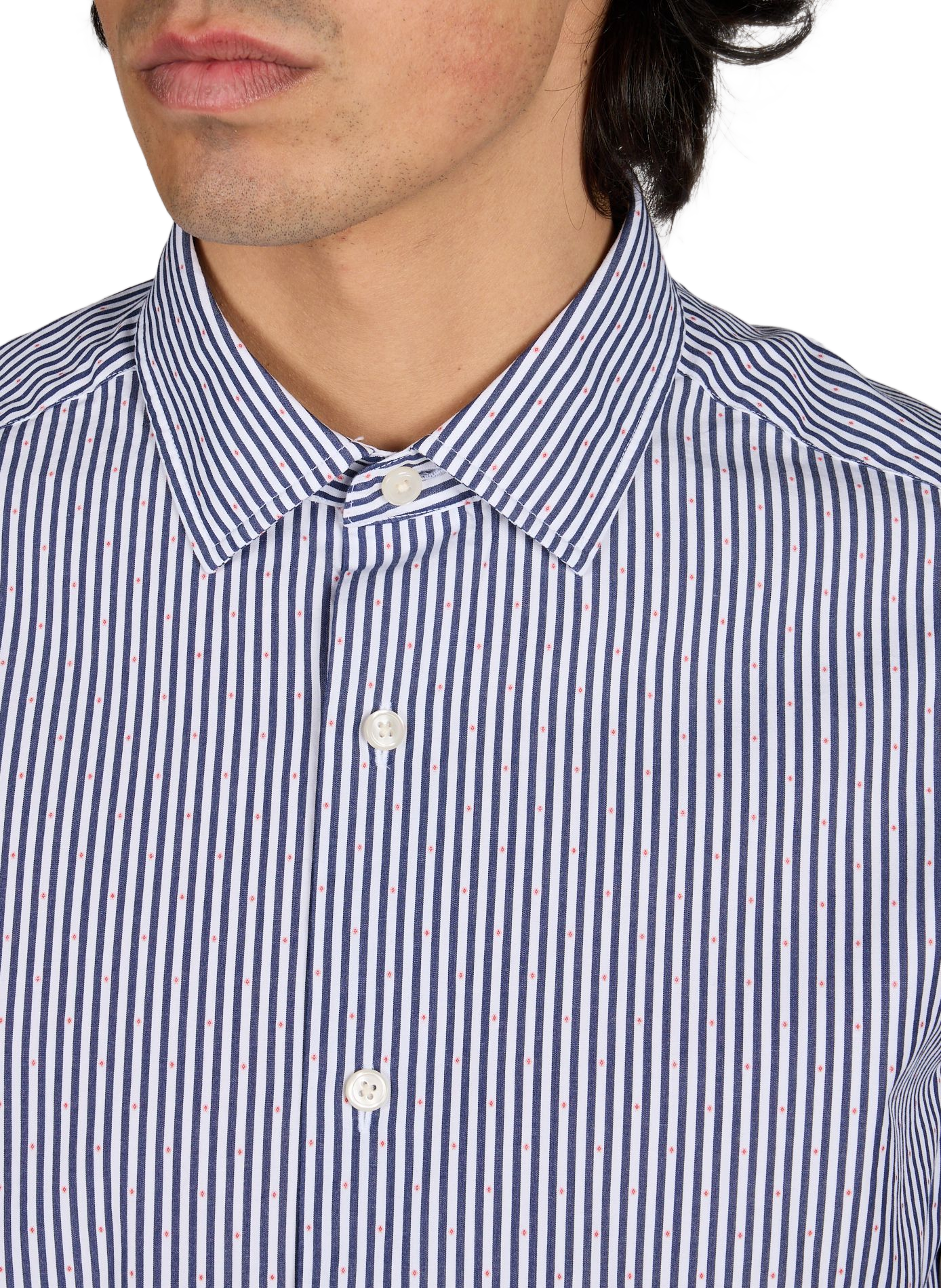 Chemise à rayures en coton GANT Bleu