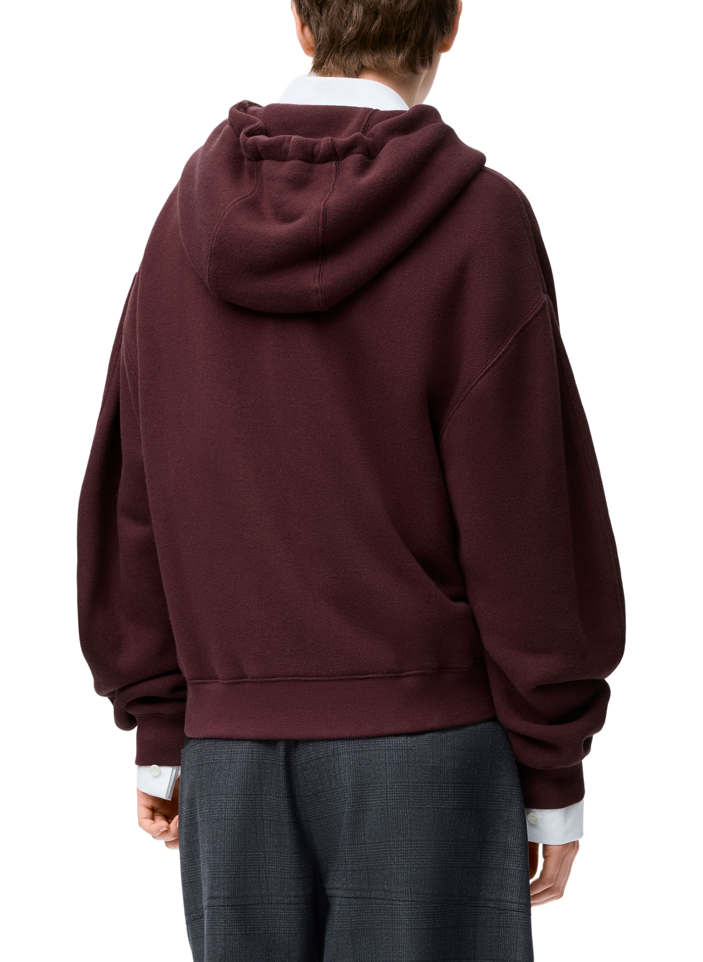 Hooded sweatshirt in cotton and cashmere LOEWE Red