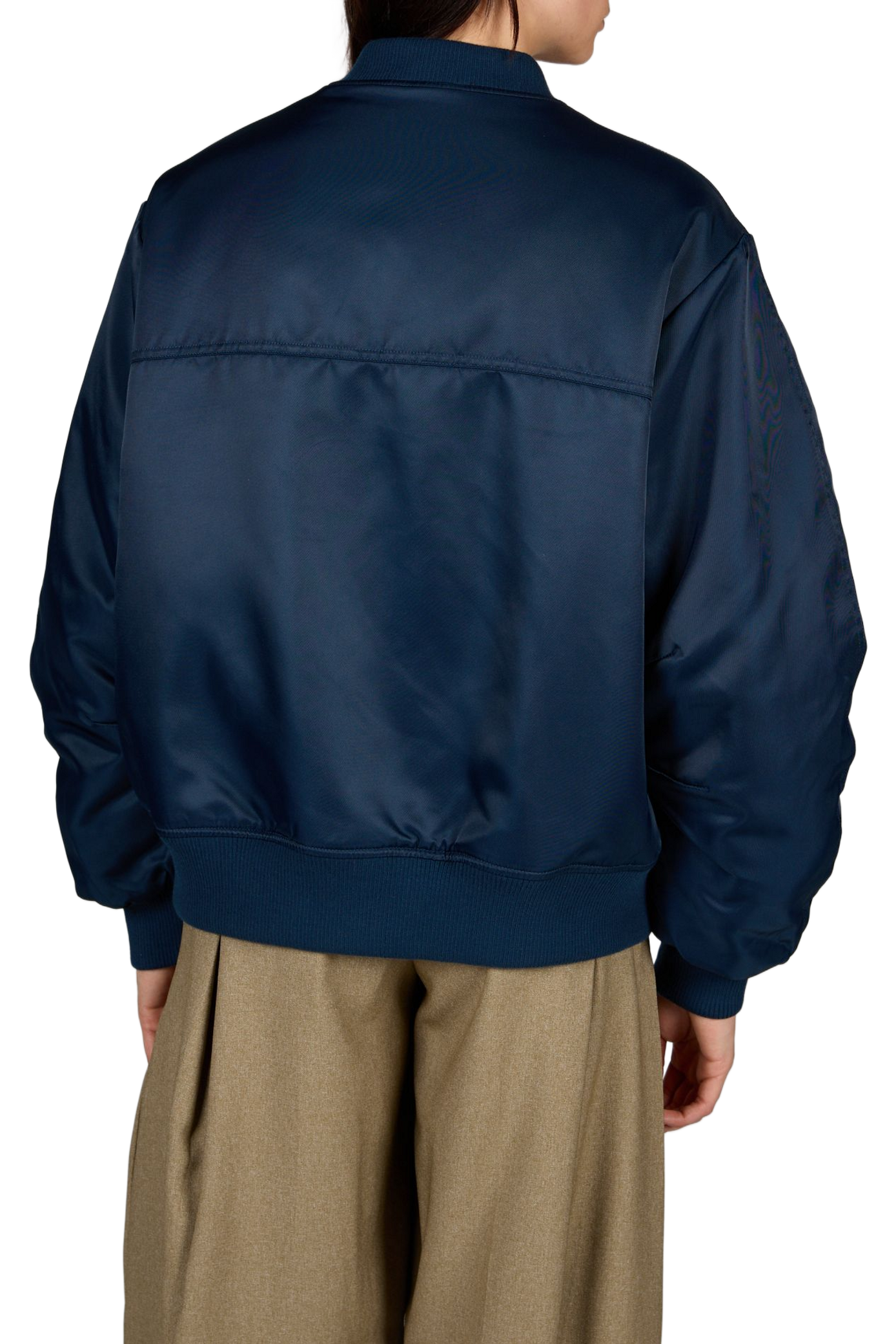 Bomber Ava in weiter Passform TOPSHOP Blau