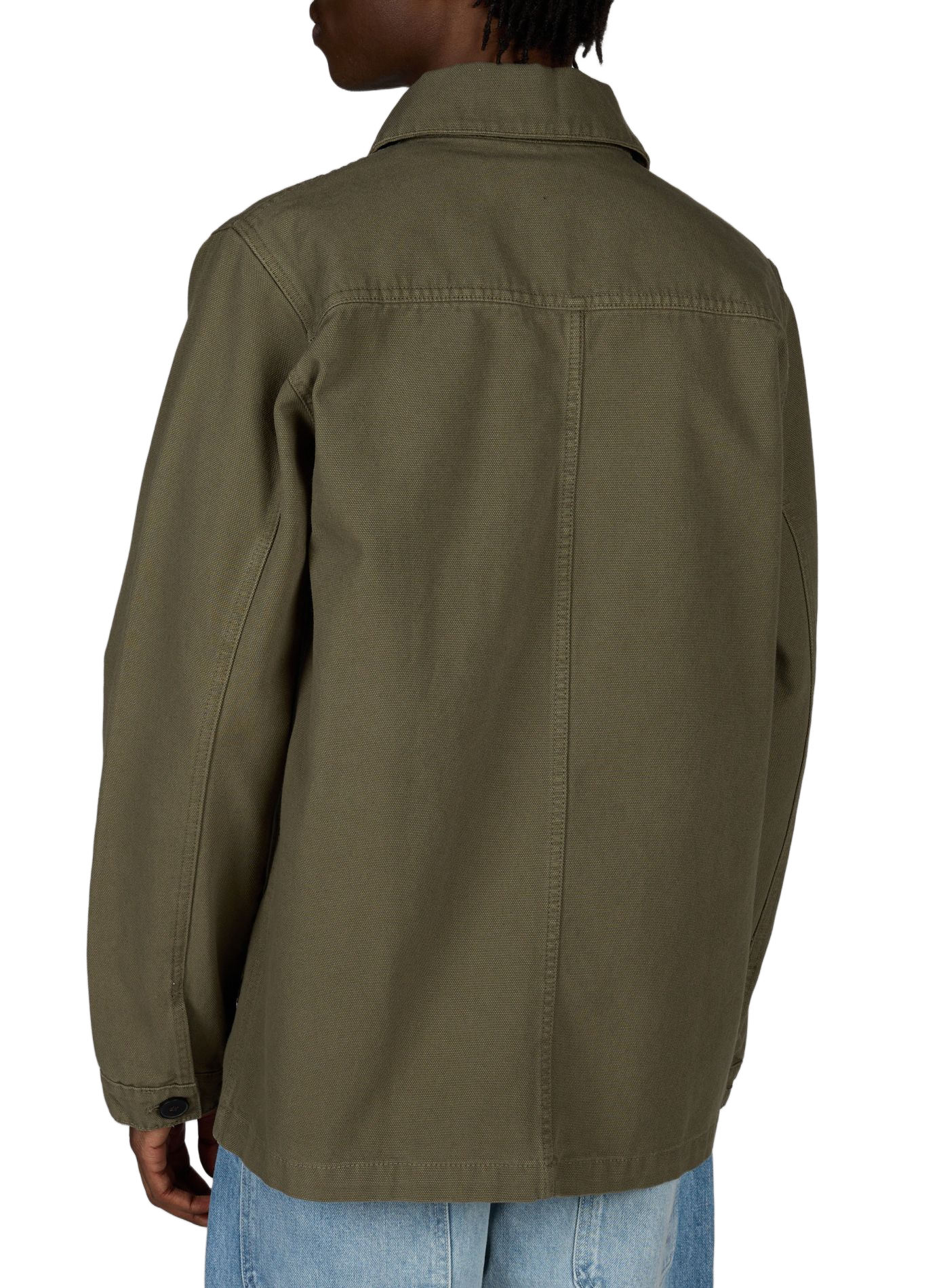 Veste Braque col tailleur en coton LAFAURIE Kaki