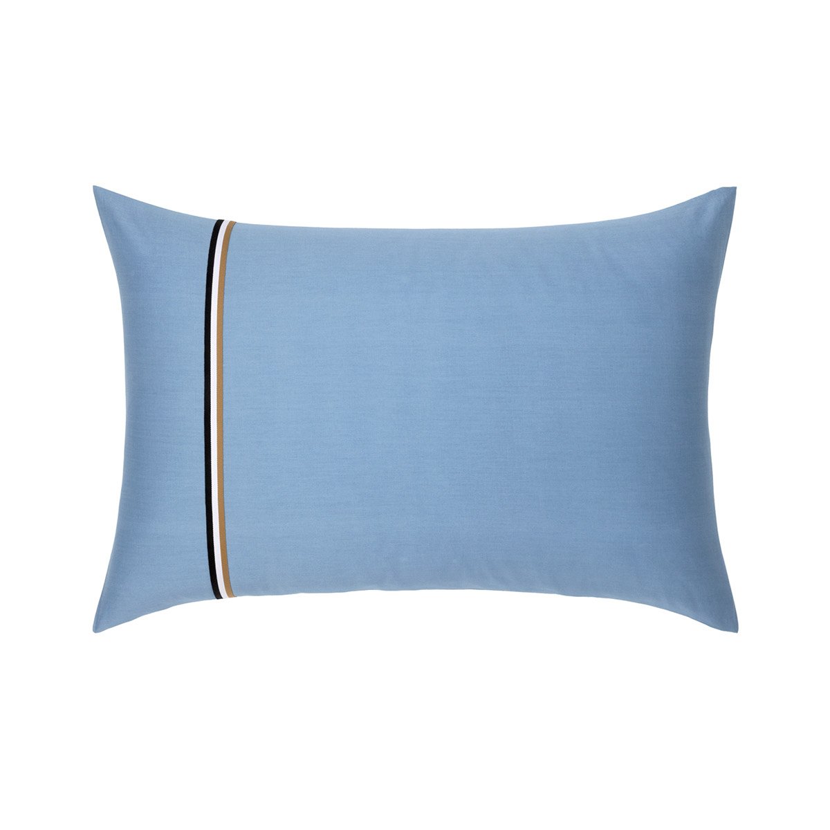 Taie d'oreiller en satin de coton, b linea BOSS HOME Bleu