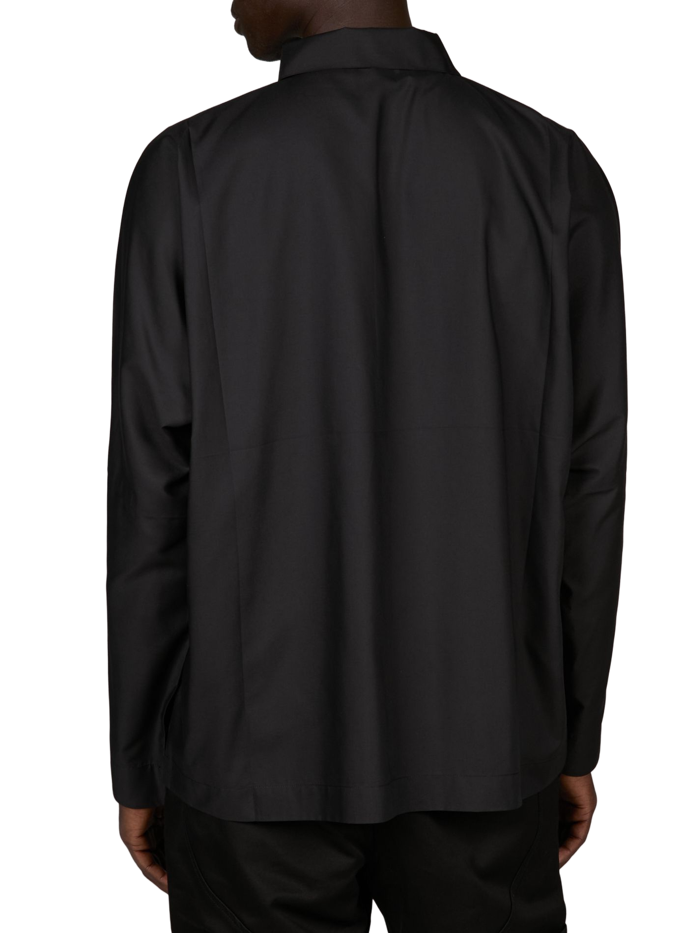 Oversized long-sleeve shirt ISSEY MIYAKE Black
