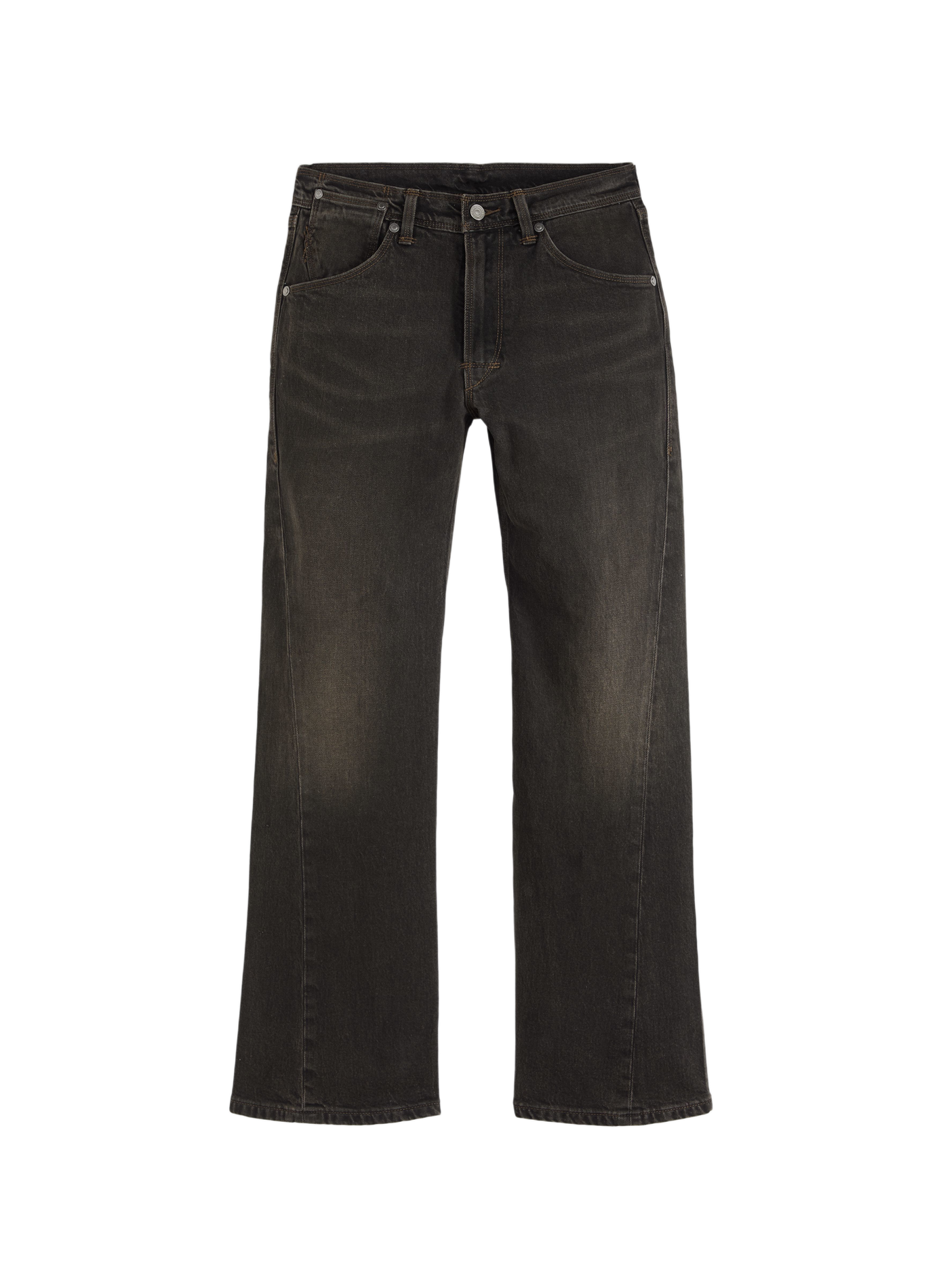 Bootcut-Jeans aus Baumwollmischung LEVI'S Schwarz