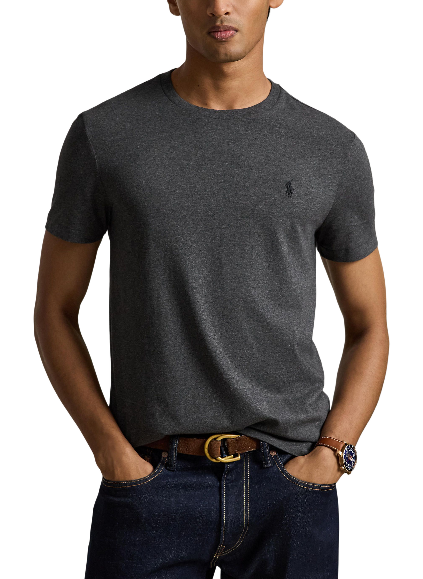 Katoenen T-shirt POLO RALPH LAUREN Grijs