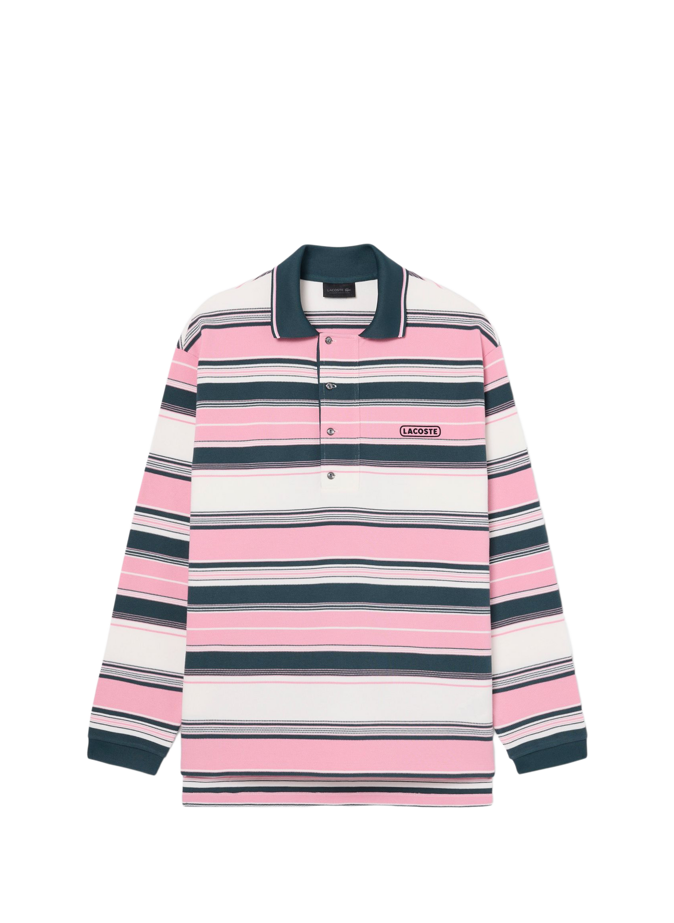 Polo Oziris droit rayé en coton LACOSTE Multicolore