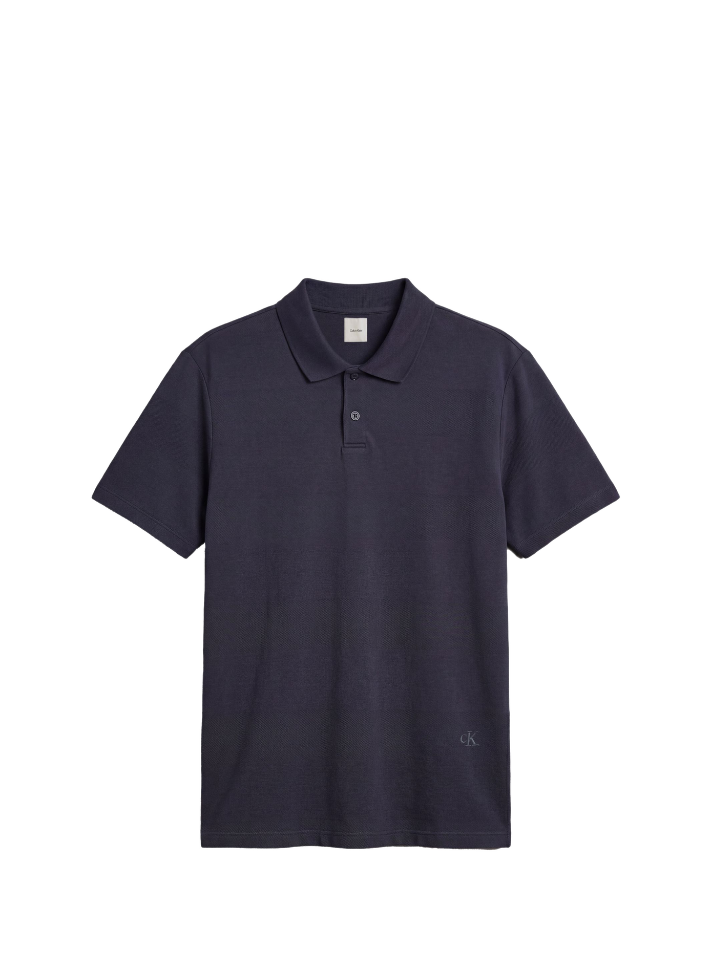 Polo manches courtes en coton CALVIN KLEIN Blau